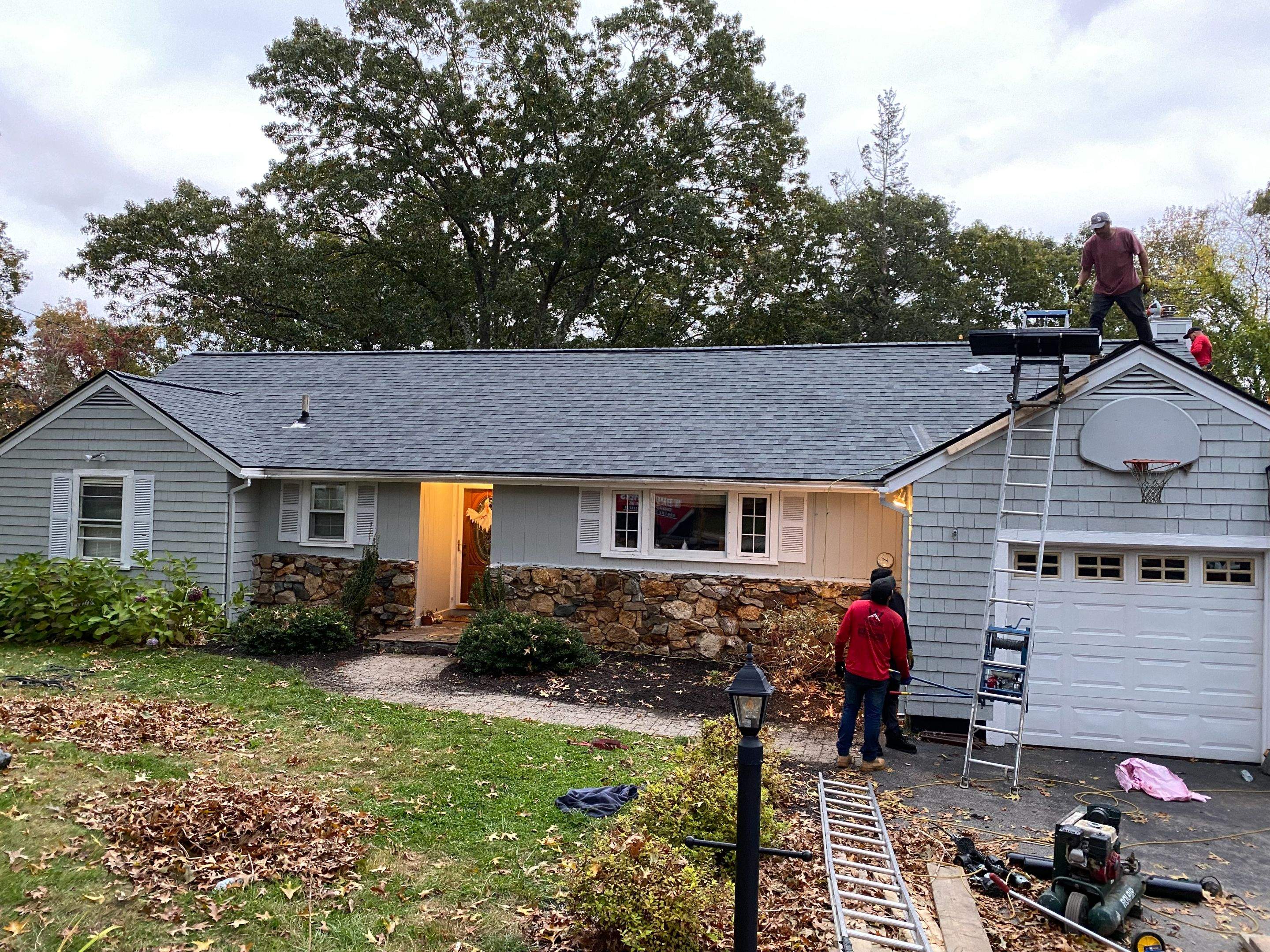 Roof Replacement + New Gutters & Guards — Chelmsford, MA by Mighty Dog Roofing of Greater Middlesex County