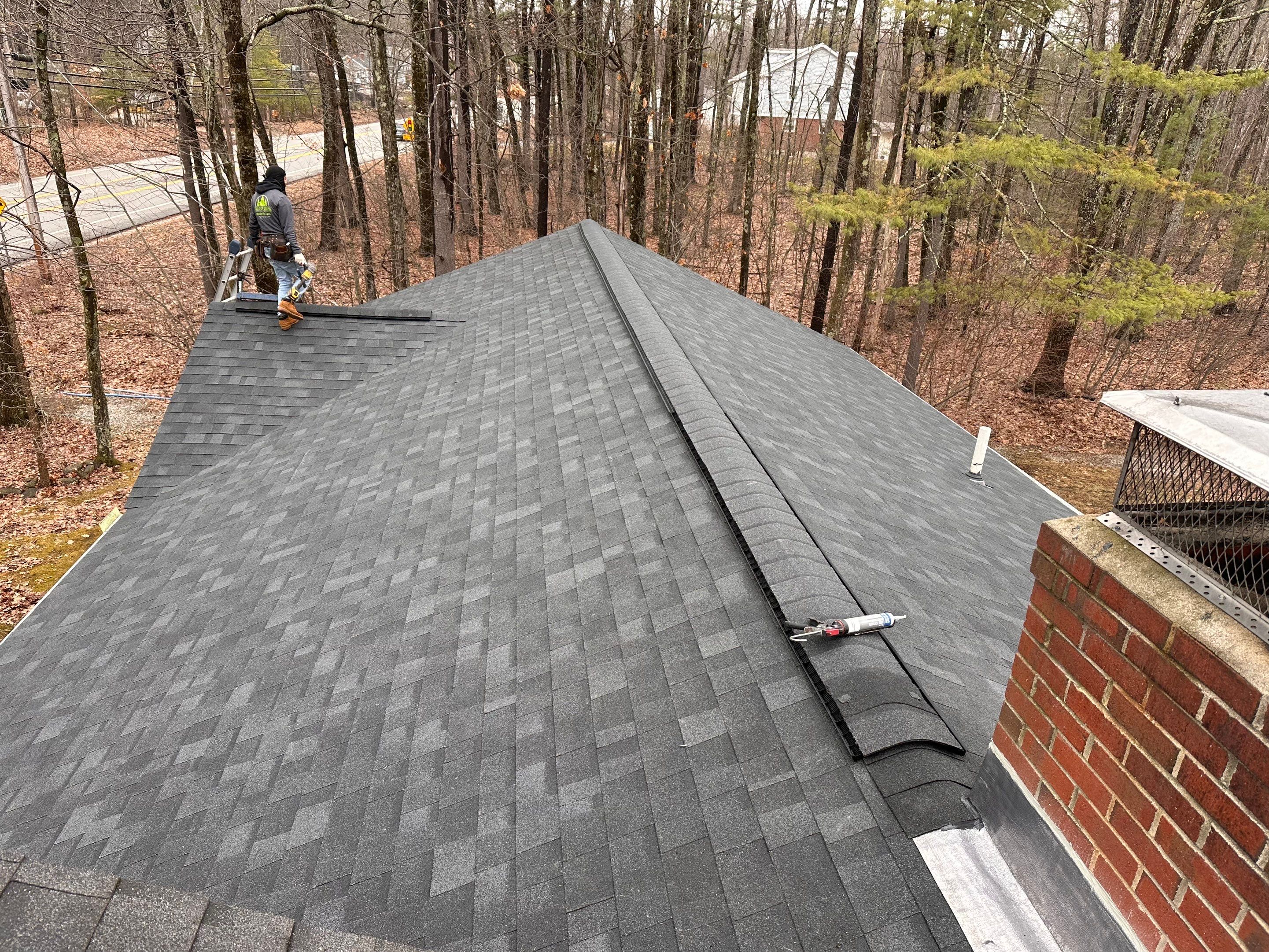 Derry New Hampshire Roof Install by Tall pine roofing