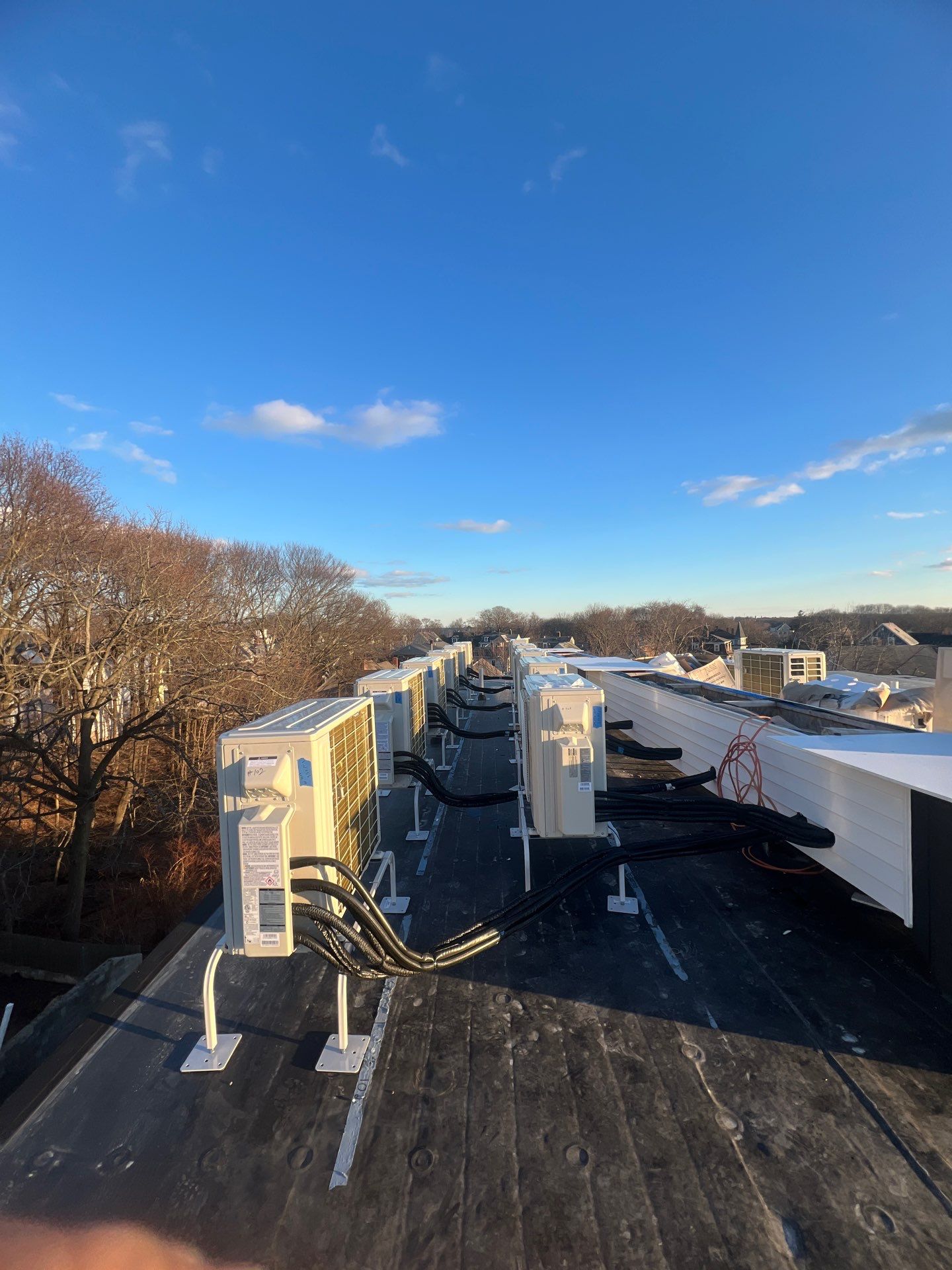 Mini Split Condenser Installation — Beverly, MA. by FAGONE MECHANICAL