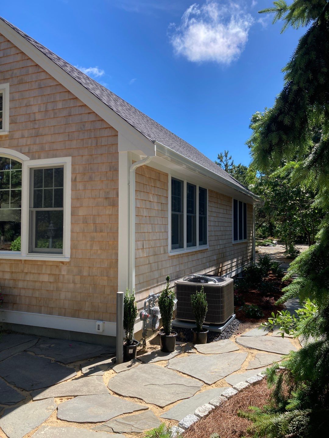 Eastham Installation of K-Style Aluminum Gutter by Gutter Pro Enterprises