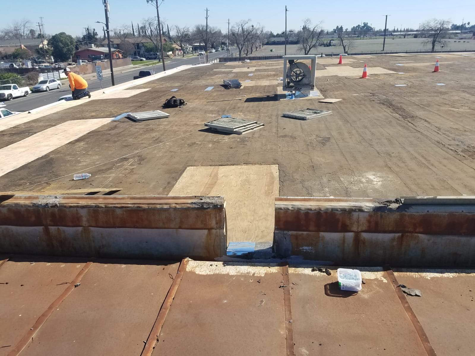 Spray foam and coatings using Conklin Benchmark/PUMA XL coatings and spray foam by Straight Edge Roofing Inc