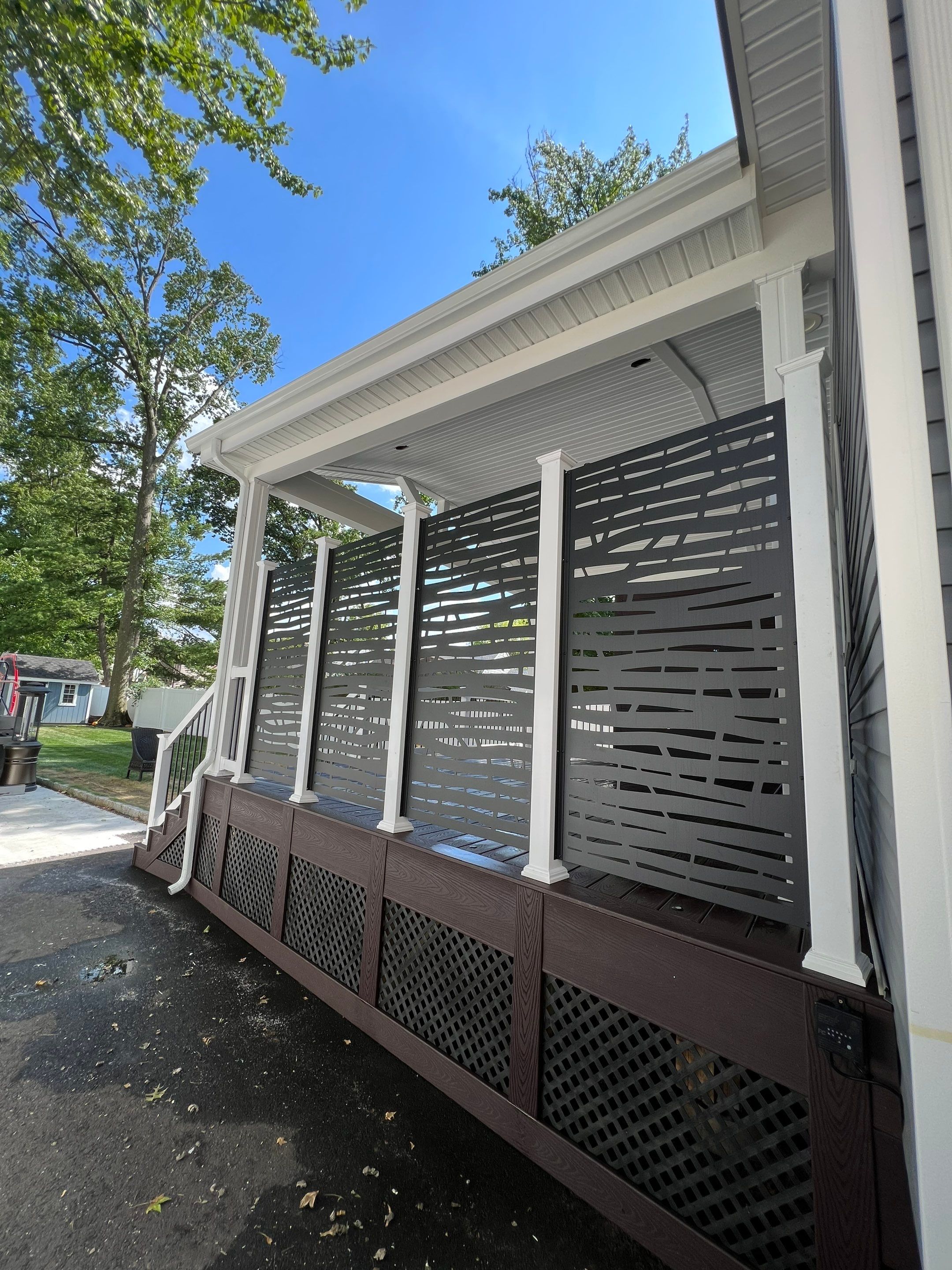 New Deck With Porch by deck guardian