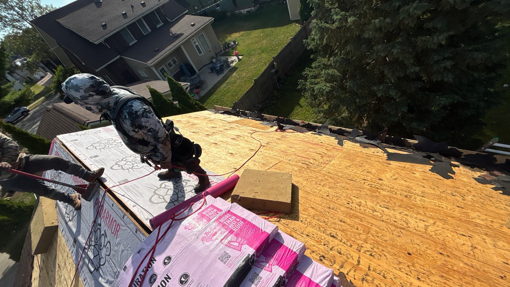 Roof Replacement using Owens Corning Onyx Black by 180 Contractors