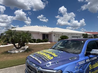 White Tile Roof Cleaning & House Wash in Fairview – Sun City Center, FL 33573