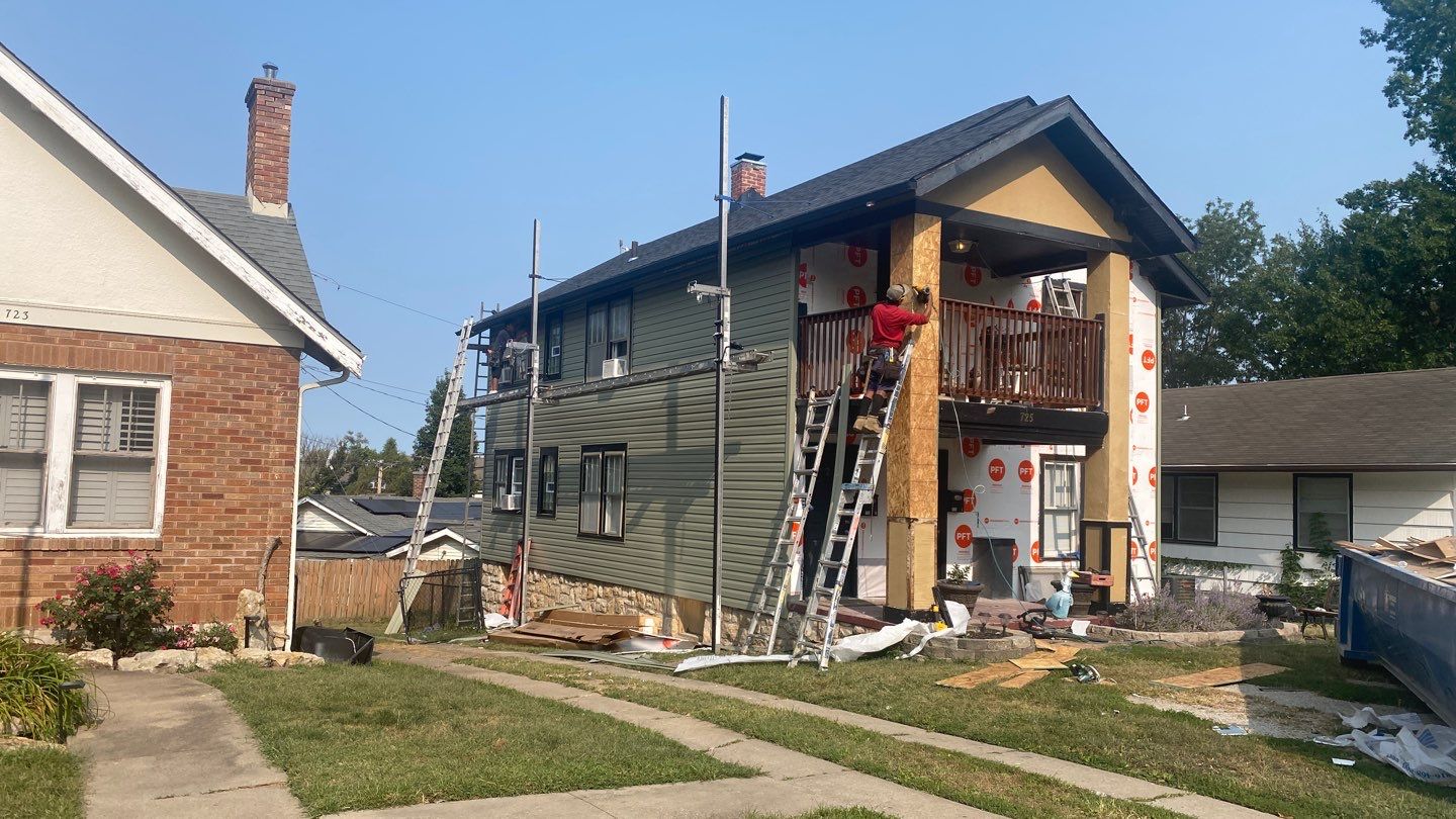 Siding Installation using Elm Grove by EEC  Windows, Siding & Roofing 