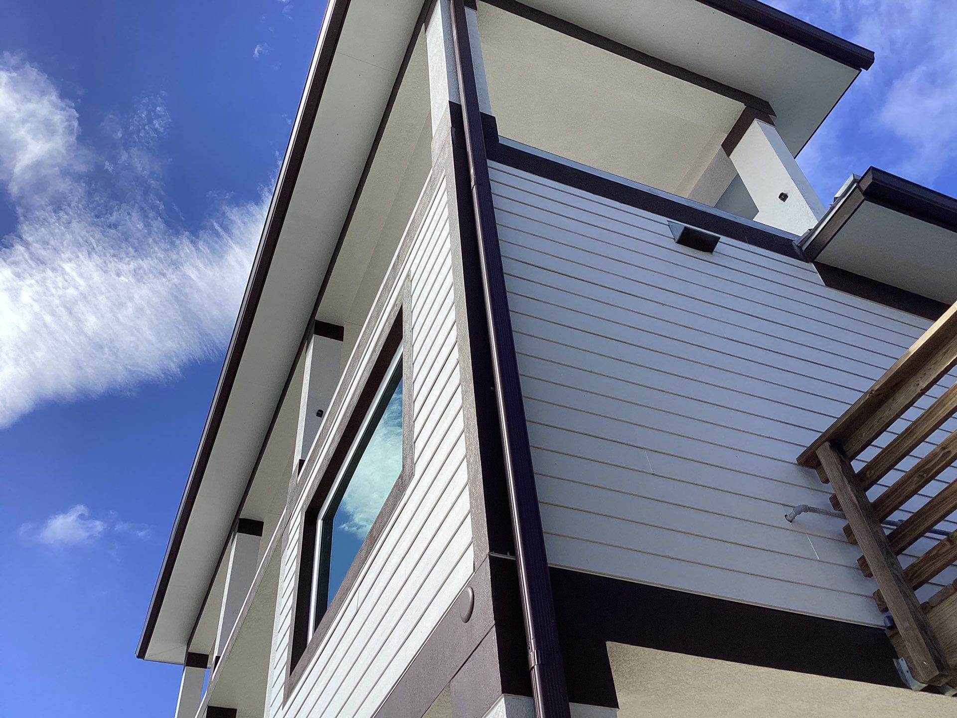 Brown Gutter Installation in Sanibel FL by Gutter Professors