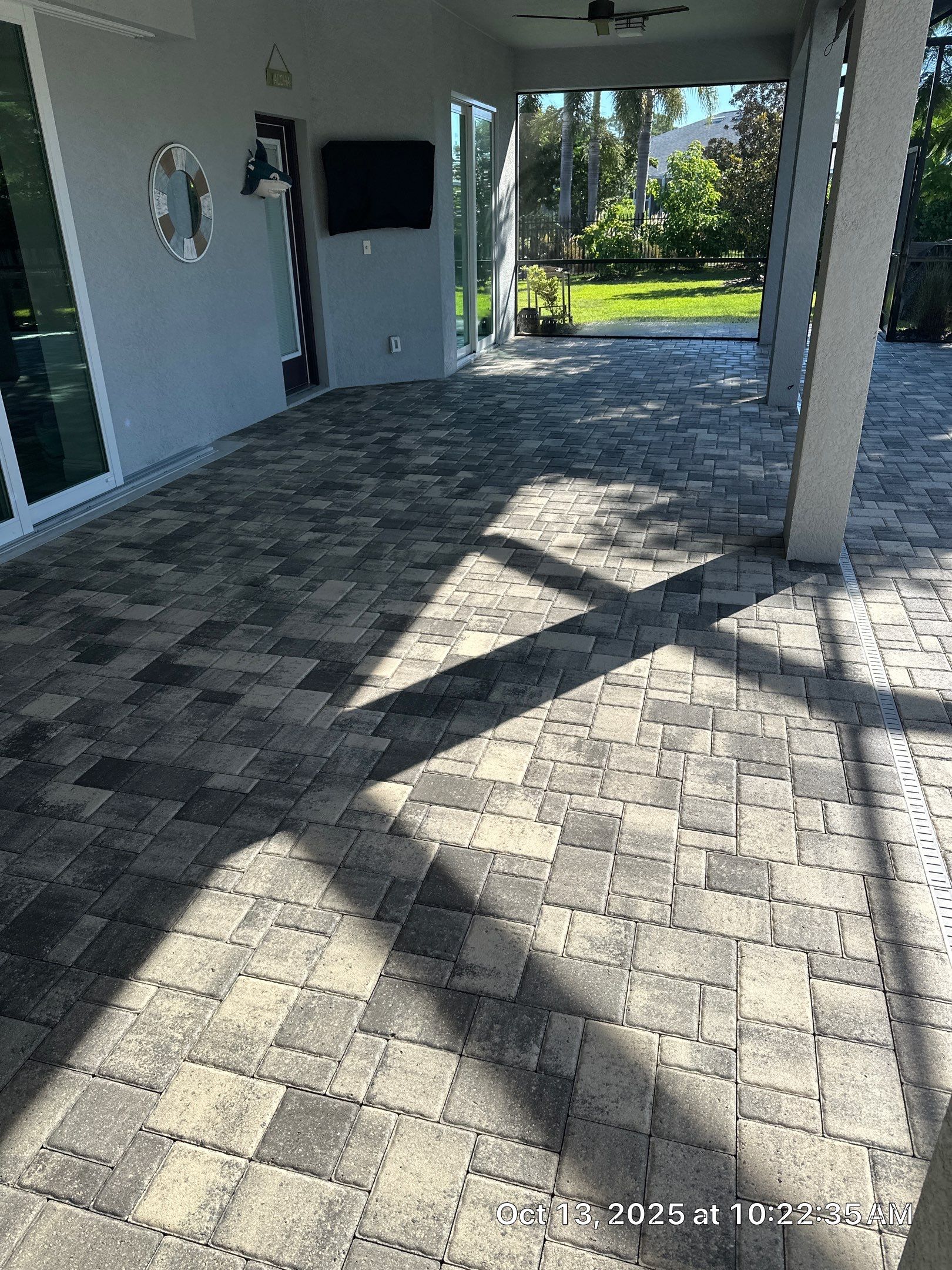 Residential Paver Sealing for Driveway and Pool Deck in La Paloma Sun City Center by Supreme Paver Experts