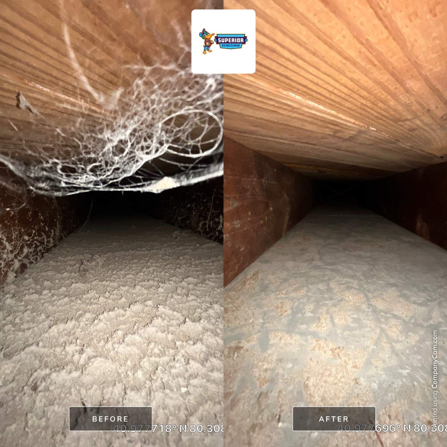 Air Duct Cleaning With a Vacuum Truck in New Castle, PA by Superior Air Duct Cleaning