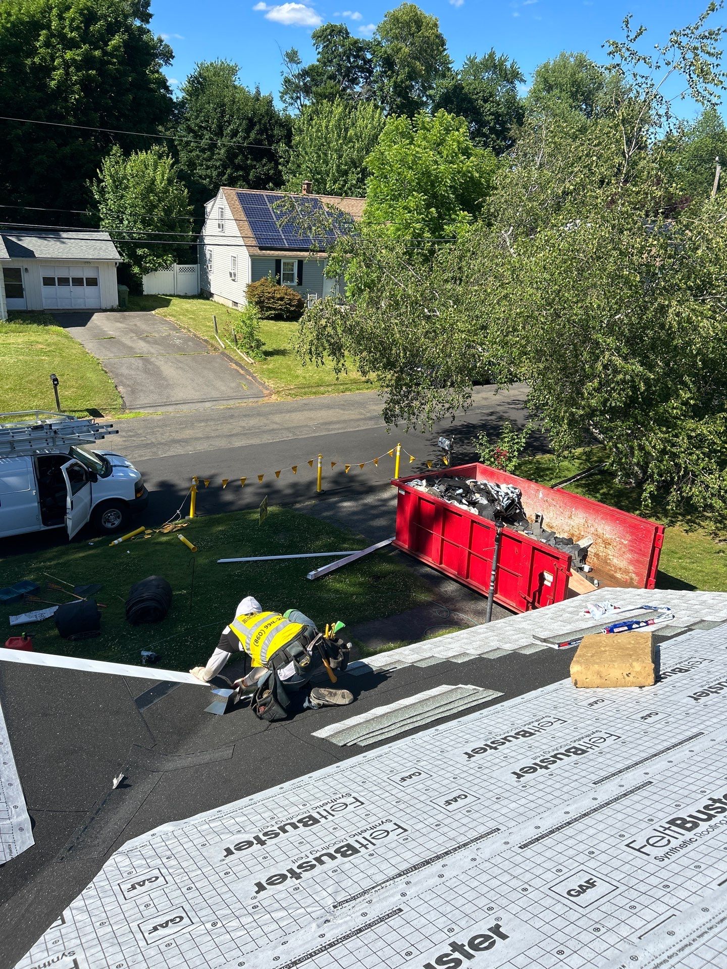 Project in Southington, CT by Elitex Roofing