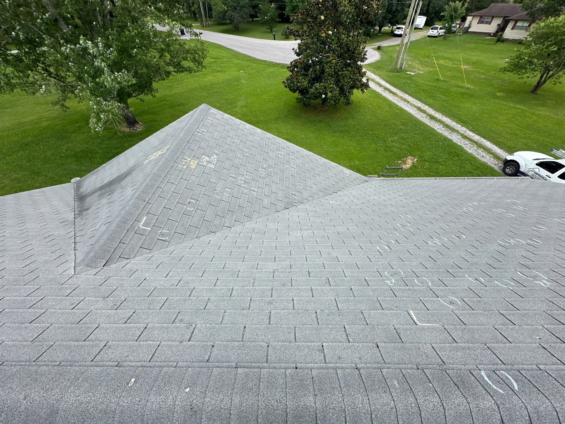 Solid Hail Damage - 3 Tab by Paragon Roofing