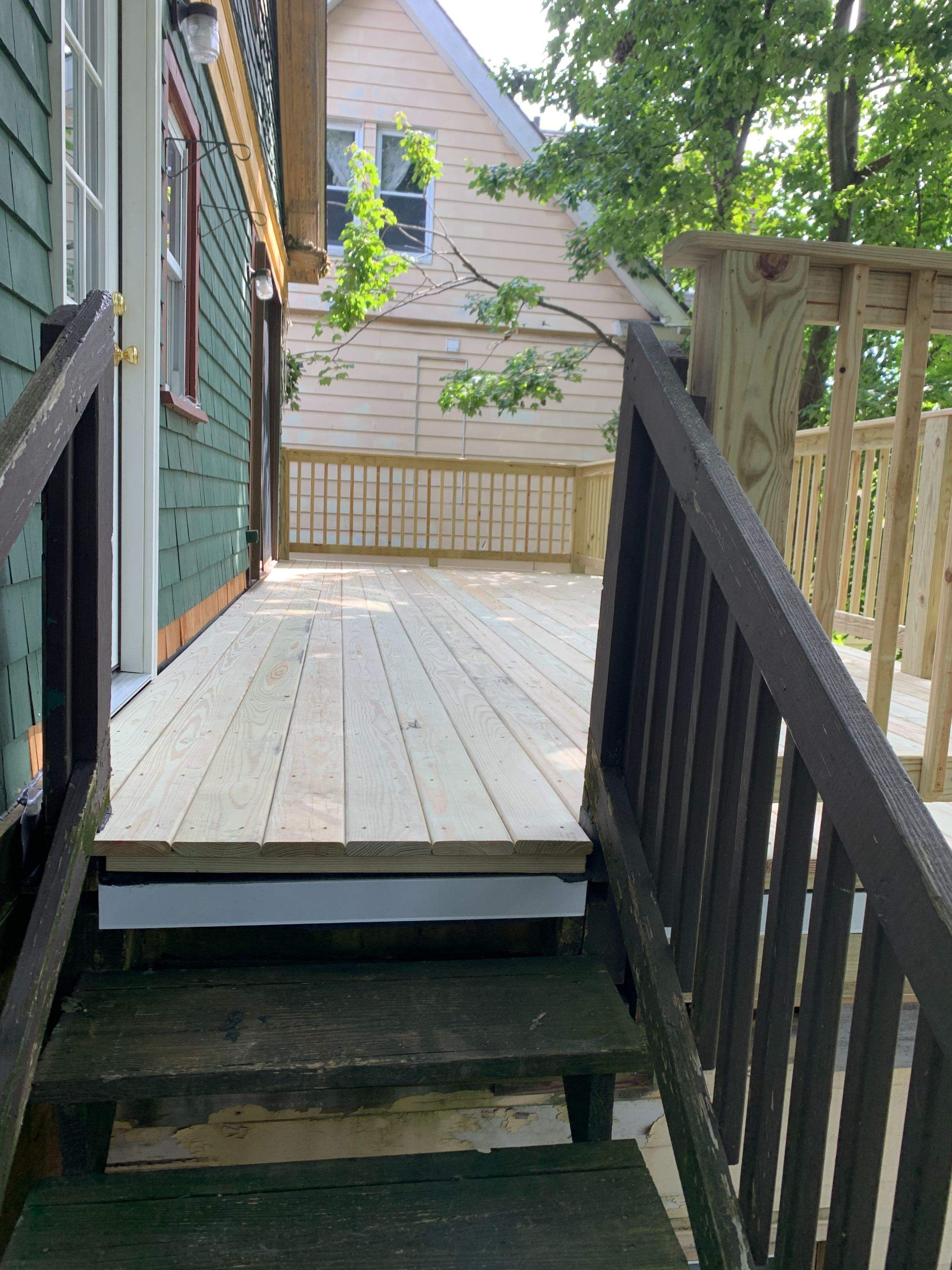 Deck Installation using EPDM substrate by A Plus Exterior