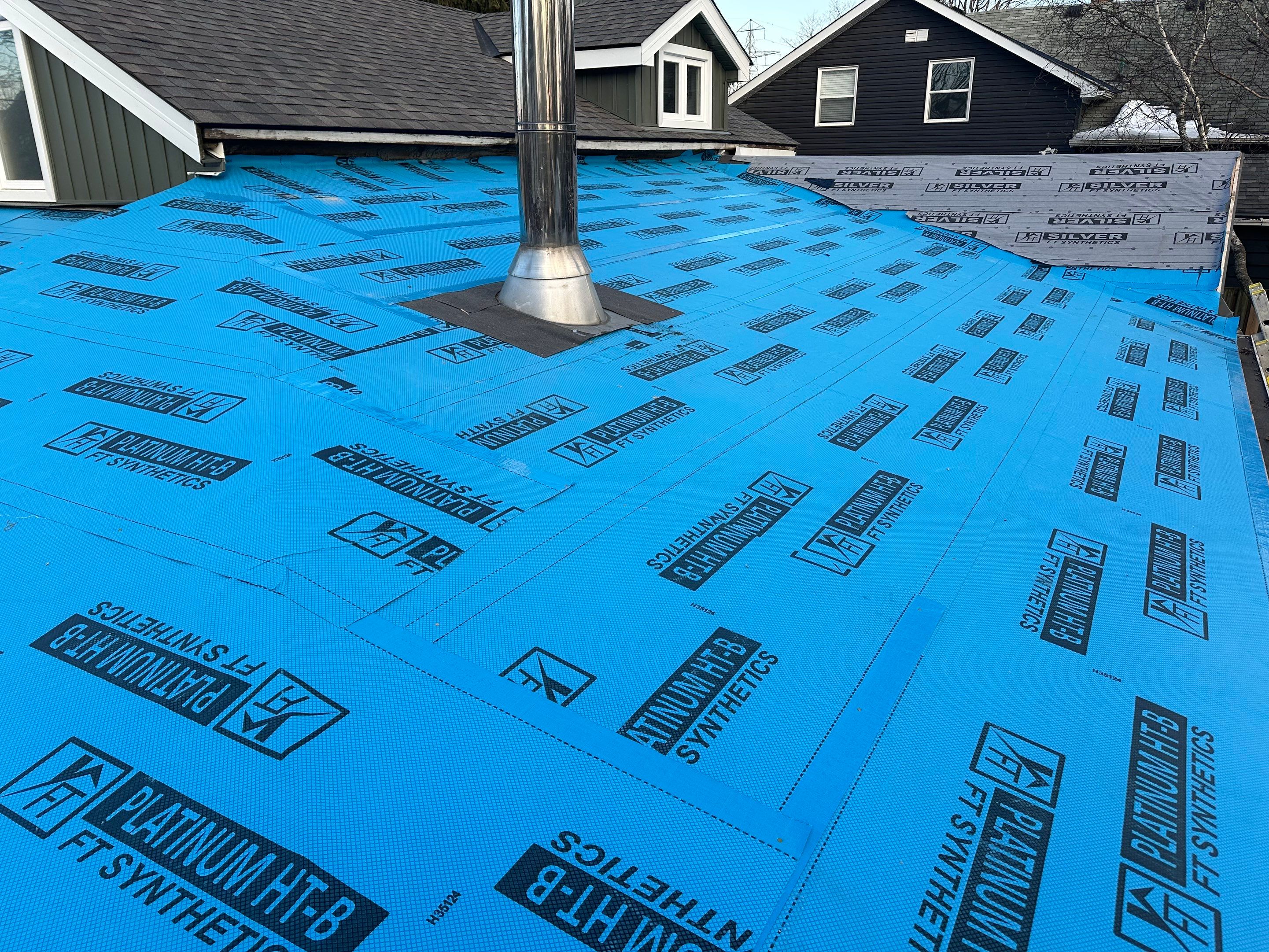 Project in Hamilton by The Roofing Crew