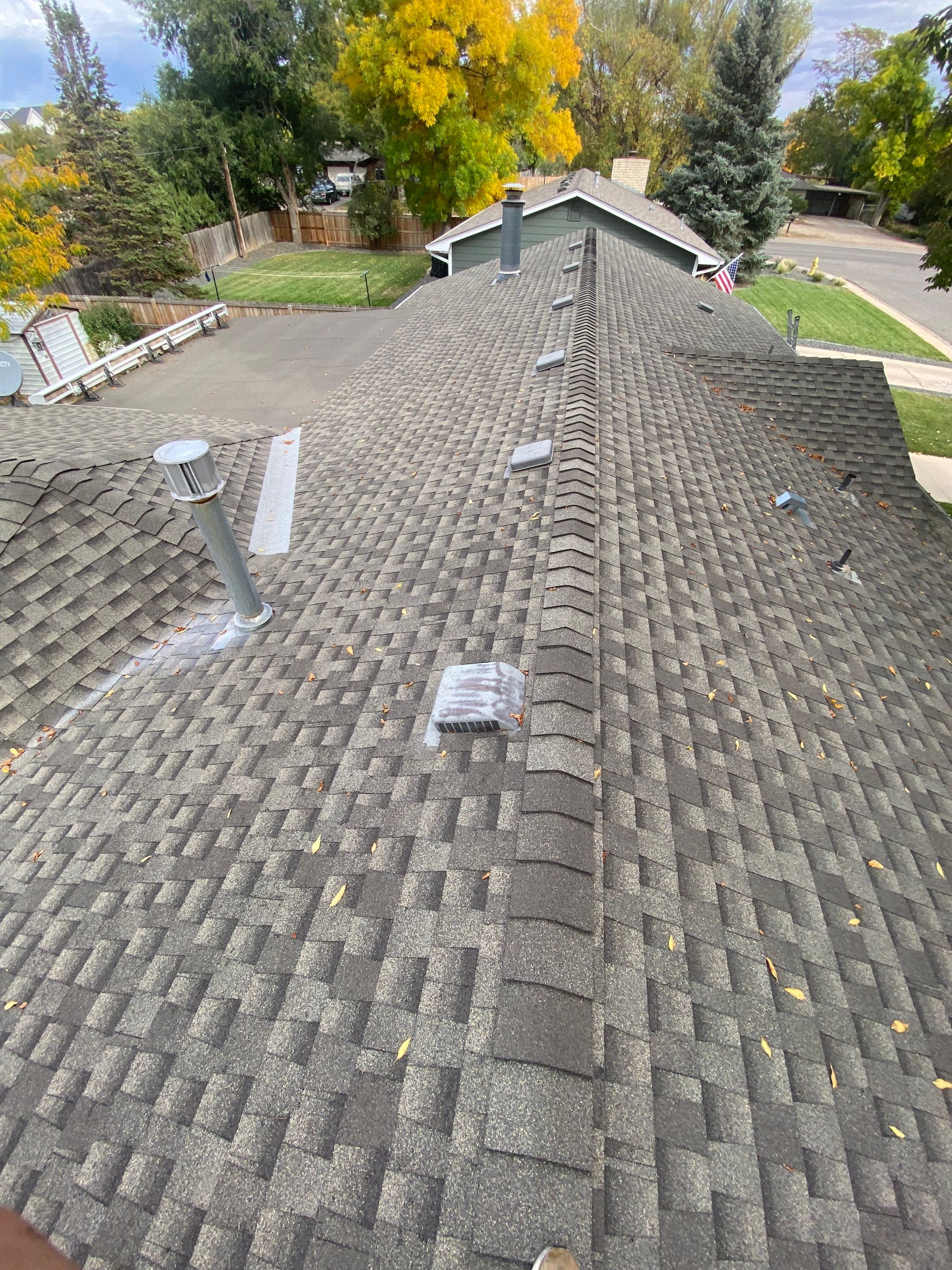 Resdiental Hail Damage Roof Replacement  using Certainteed Northgate Class 4 Impact Resistant "Weathered Wood" color by Black Belt Roofing 