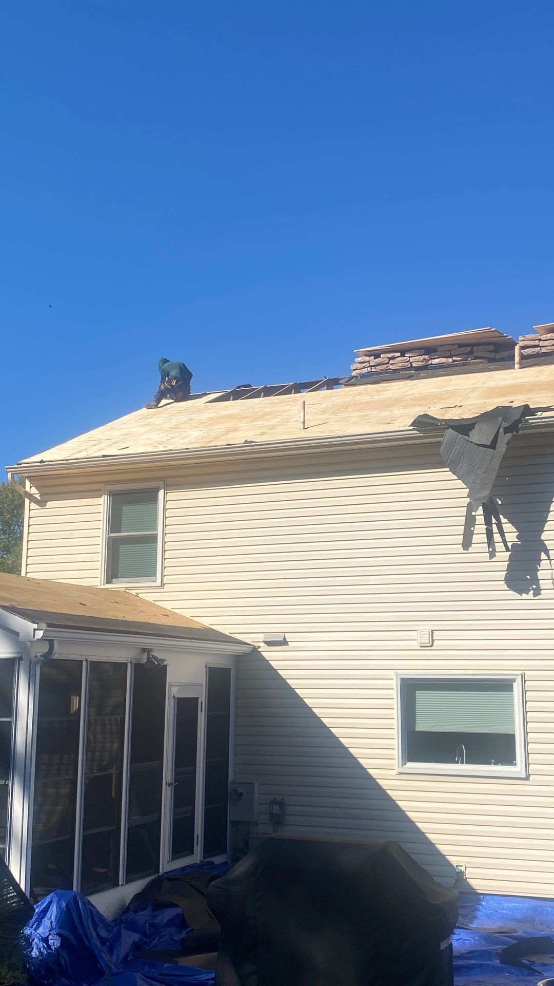 Sterling: Residential Roof Replacement with CertainTeed Landmark Pro Designer Shingles in Max Def Mojave Tan by RM Banning, Inc.