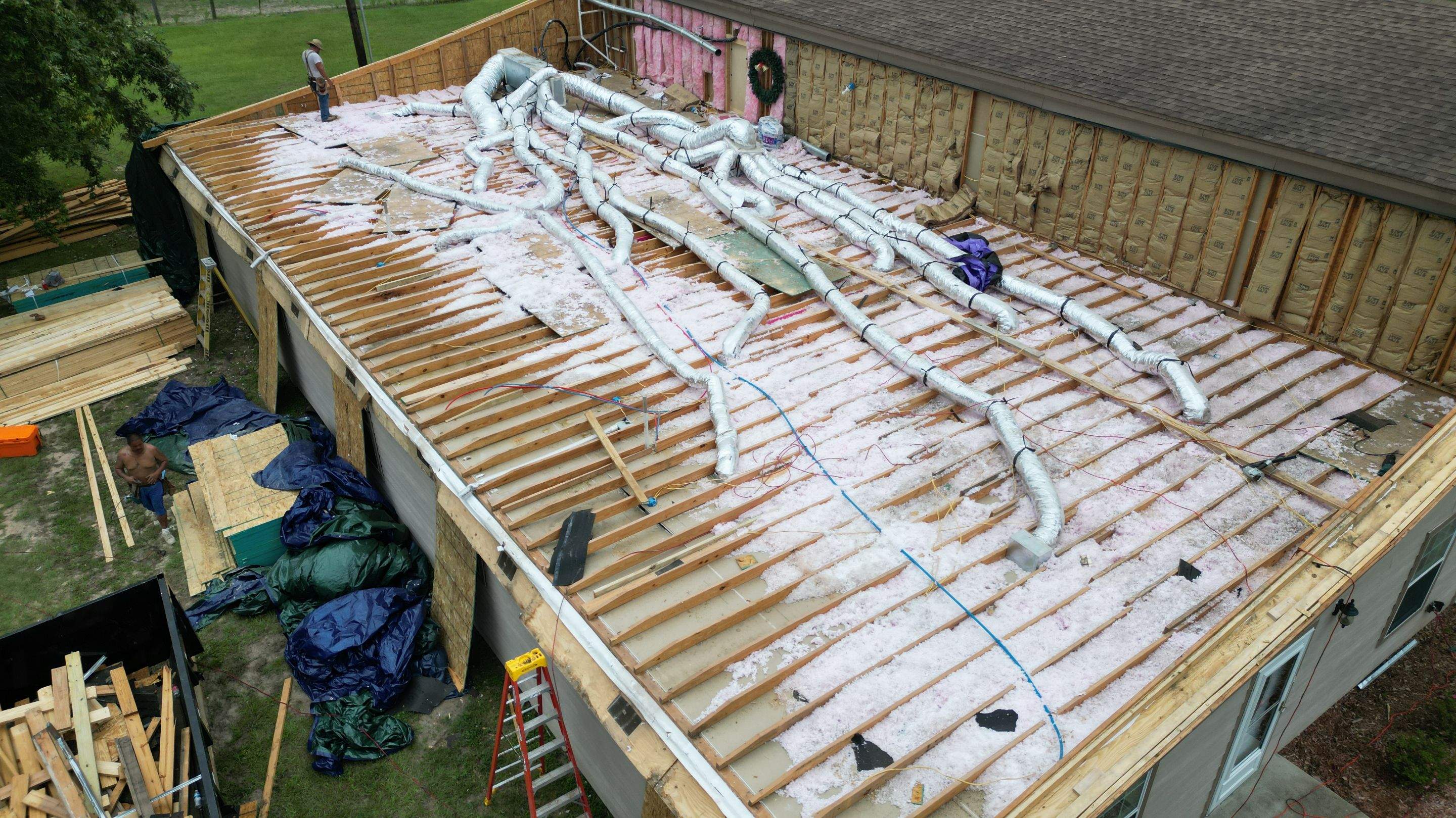 Repair Roof Damages & Interior Damages - Project in Coldspring Texas by Harden Enterprise Services LLC