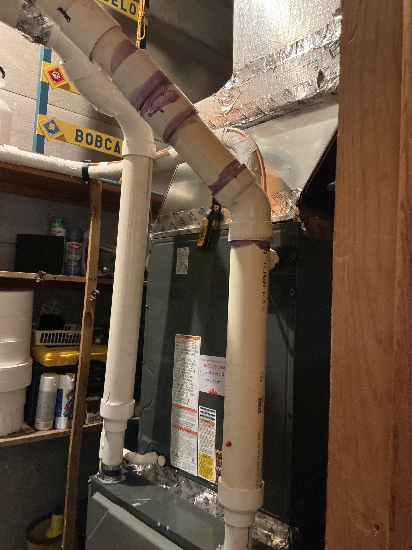 Mount Jackson Moose Lodge Install by Elemental Heating and air conditioning LLC