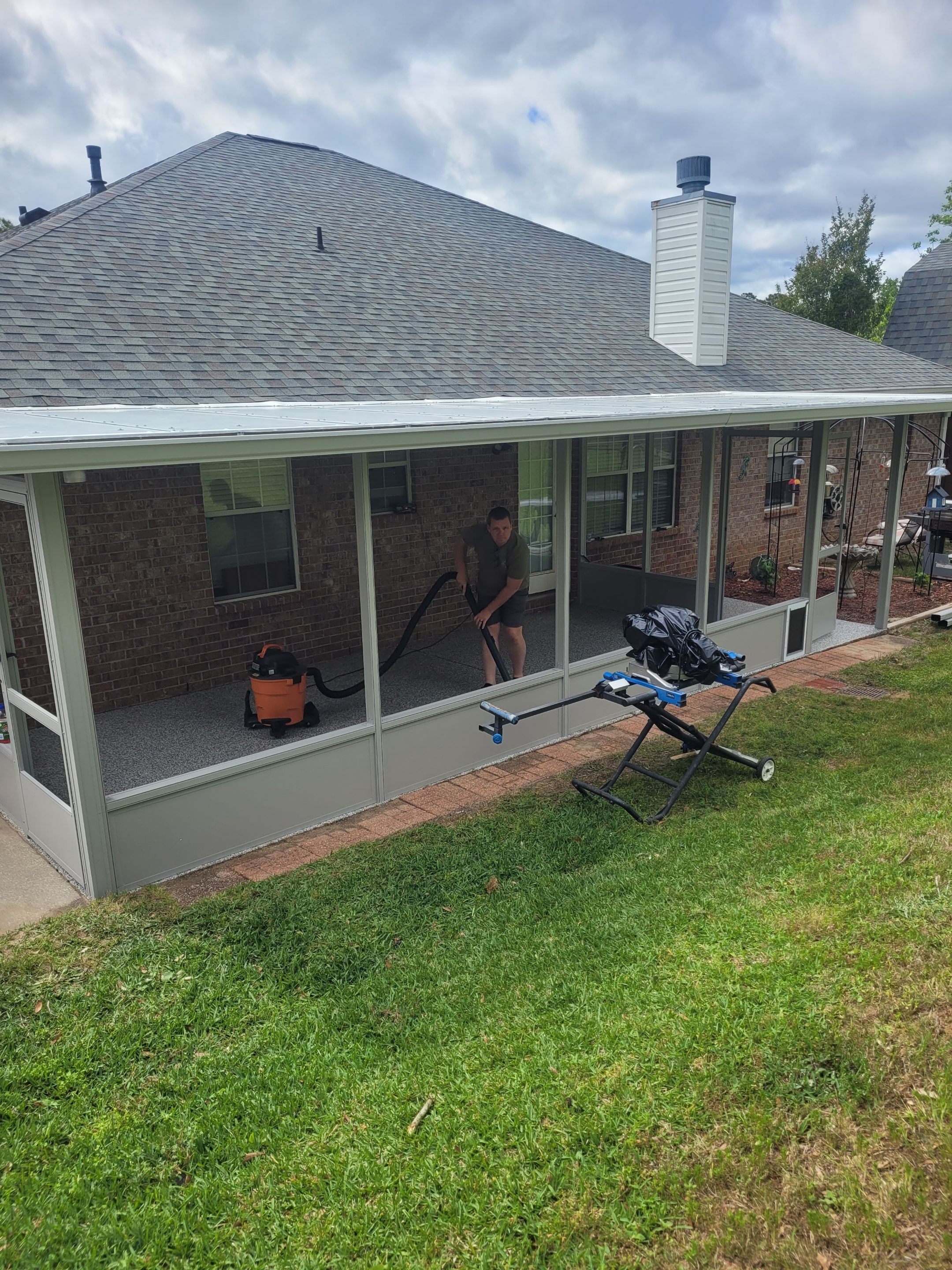 Screen Room + Patio Cover in Cantonment by Titan Sunrooms
