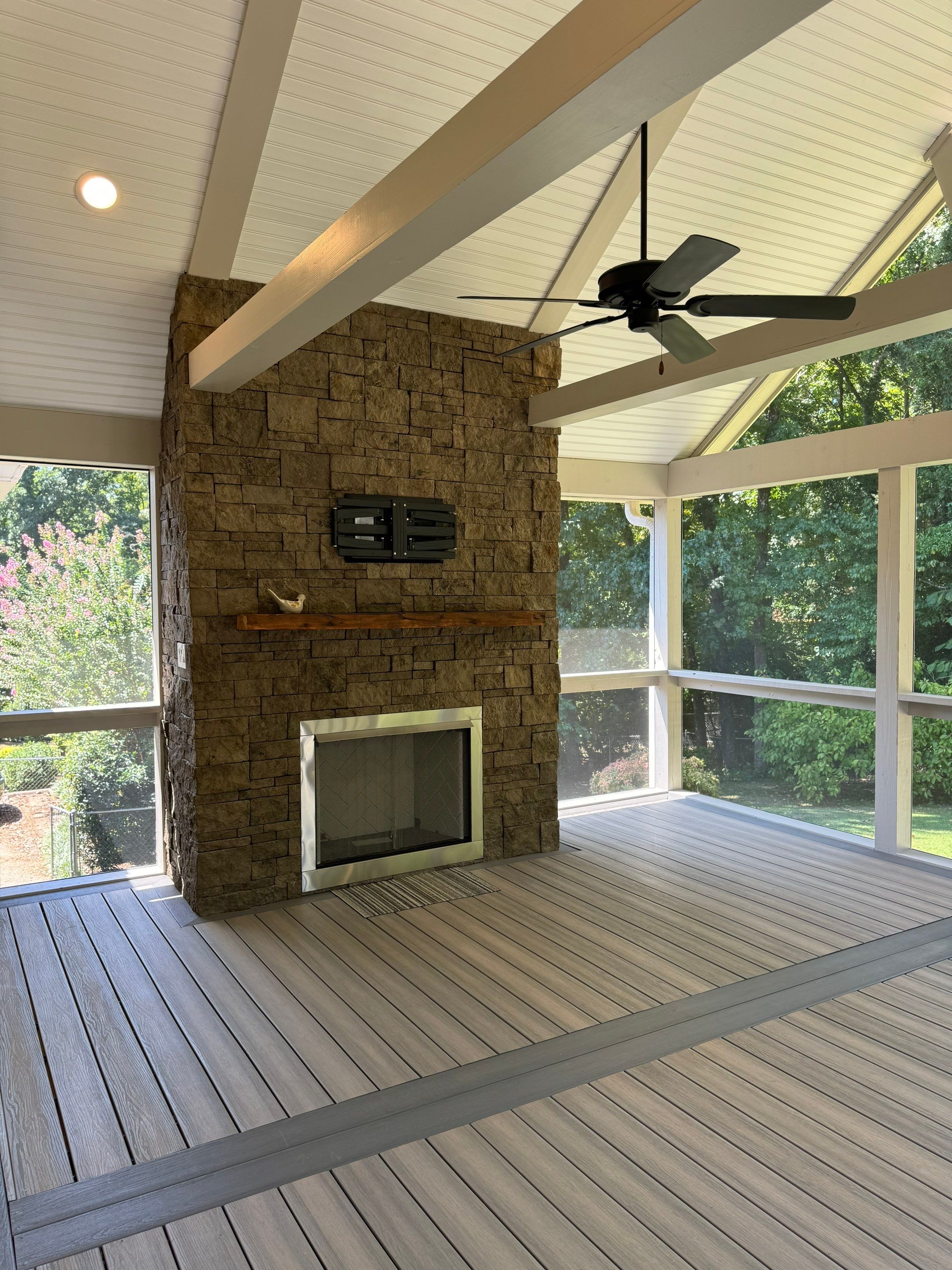 Burntleaf - Screen Porch by Pillar and Pine