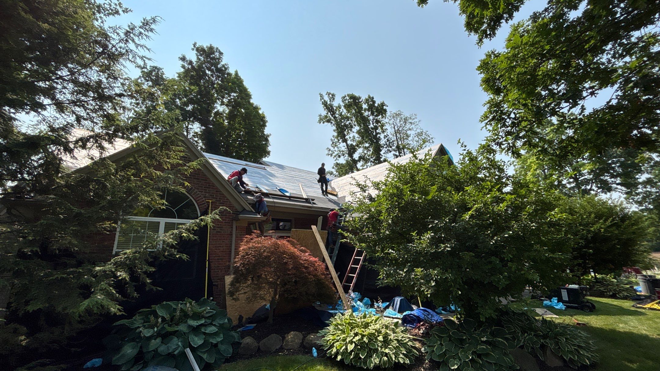 Roof Replacement using CertainTeed Landmark Max Def Shenandoah by 180 Contractors