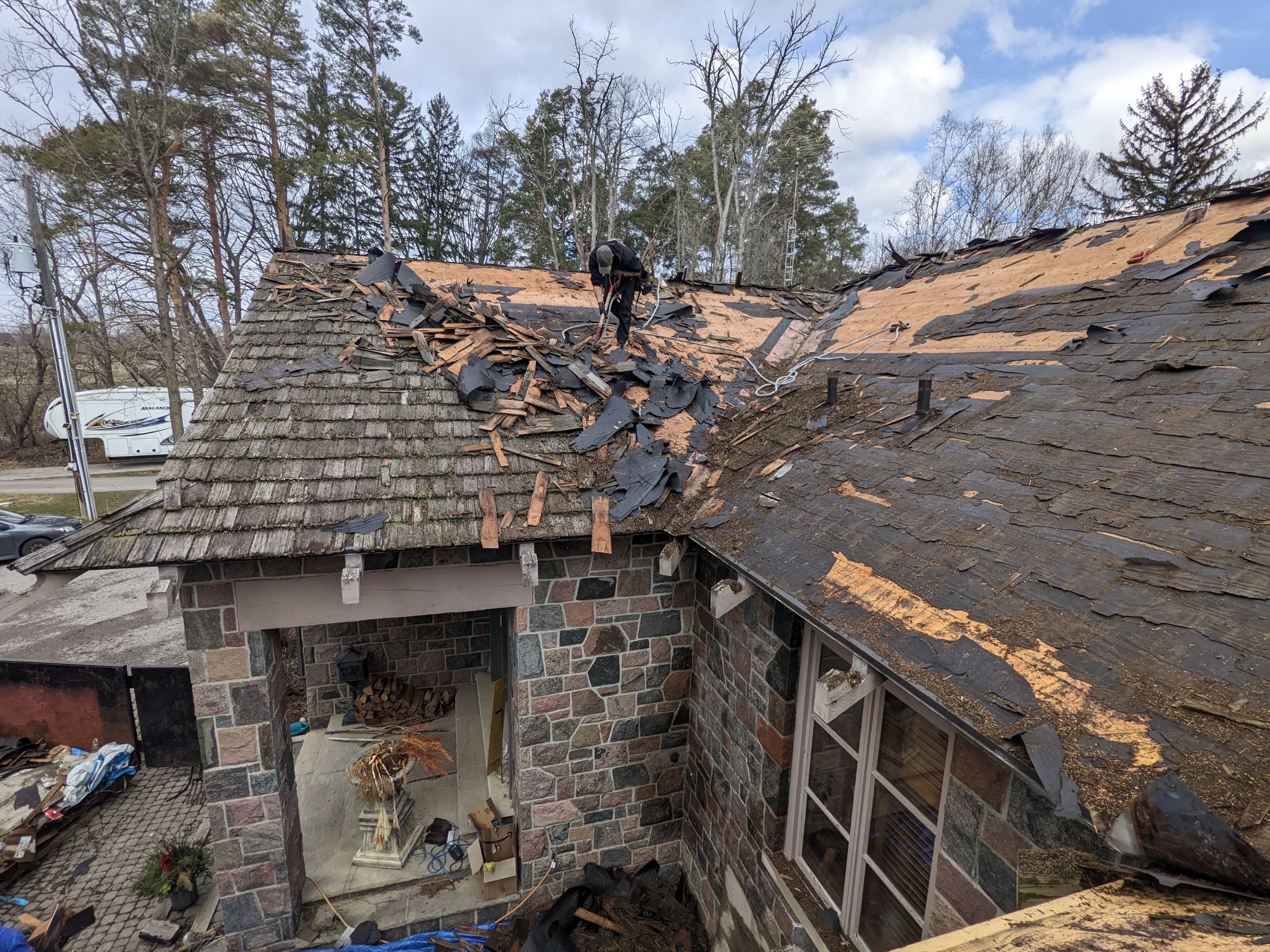 New Roof Installation using 16" Standing Seam Panels by Jay Carter Roofing & Sheet Metal