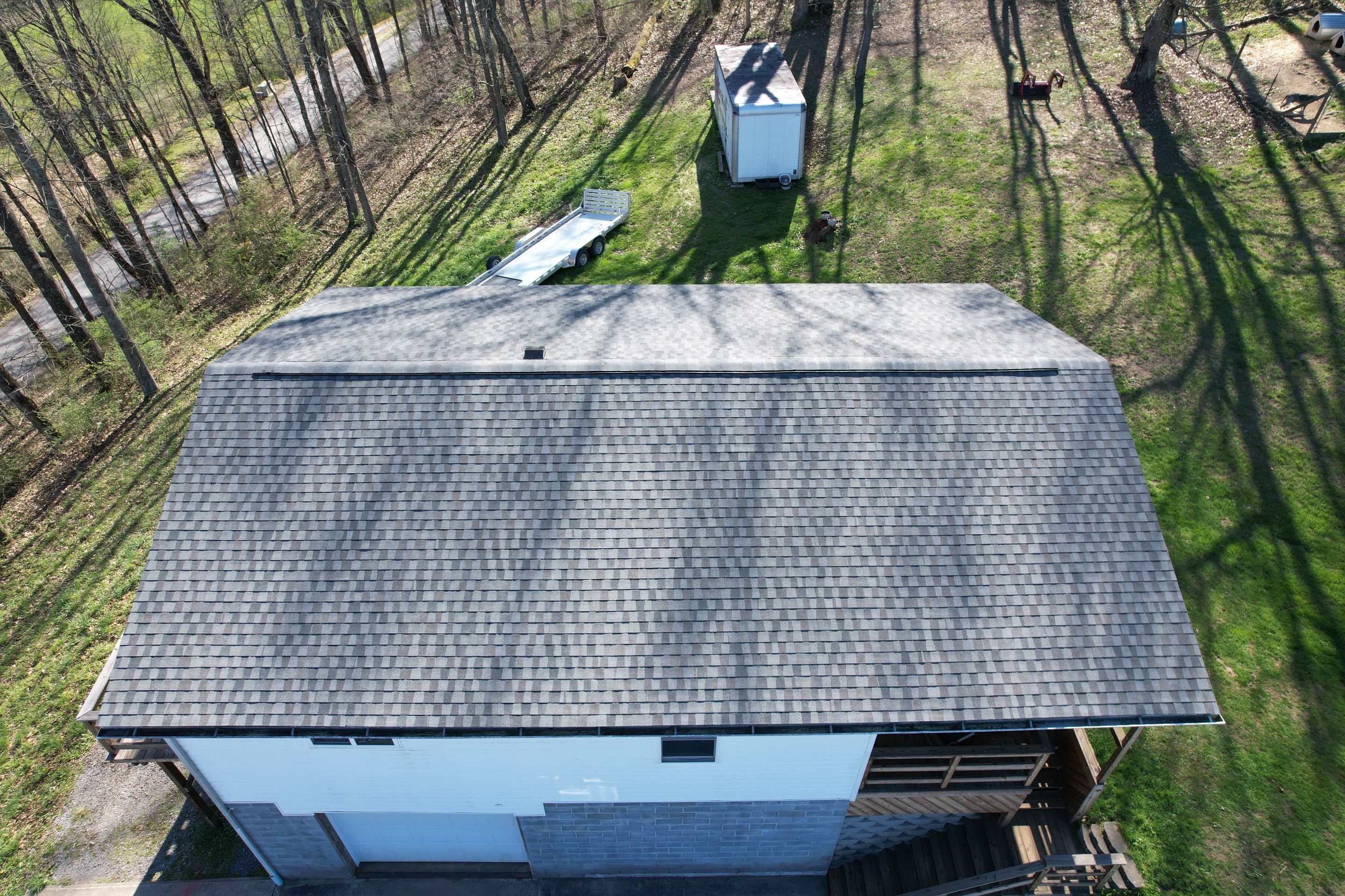 Residential Roofing Installation using GAF Timberline HDZ Nantucket Morning by Rainstoppers Roofing