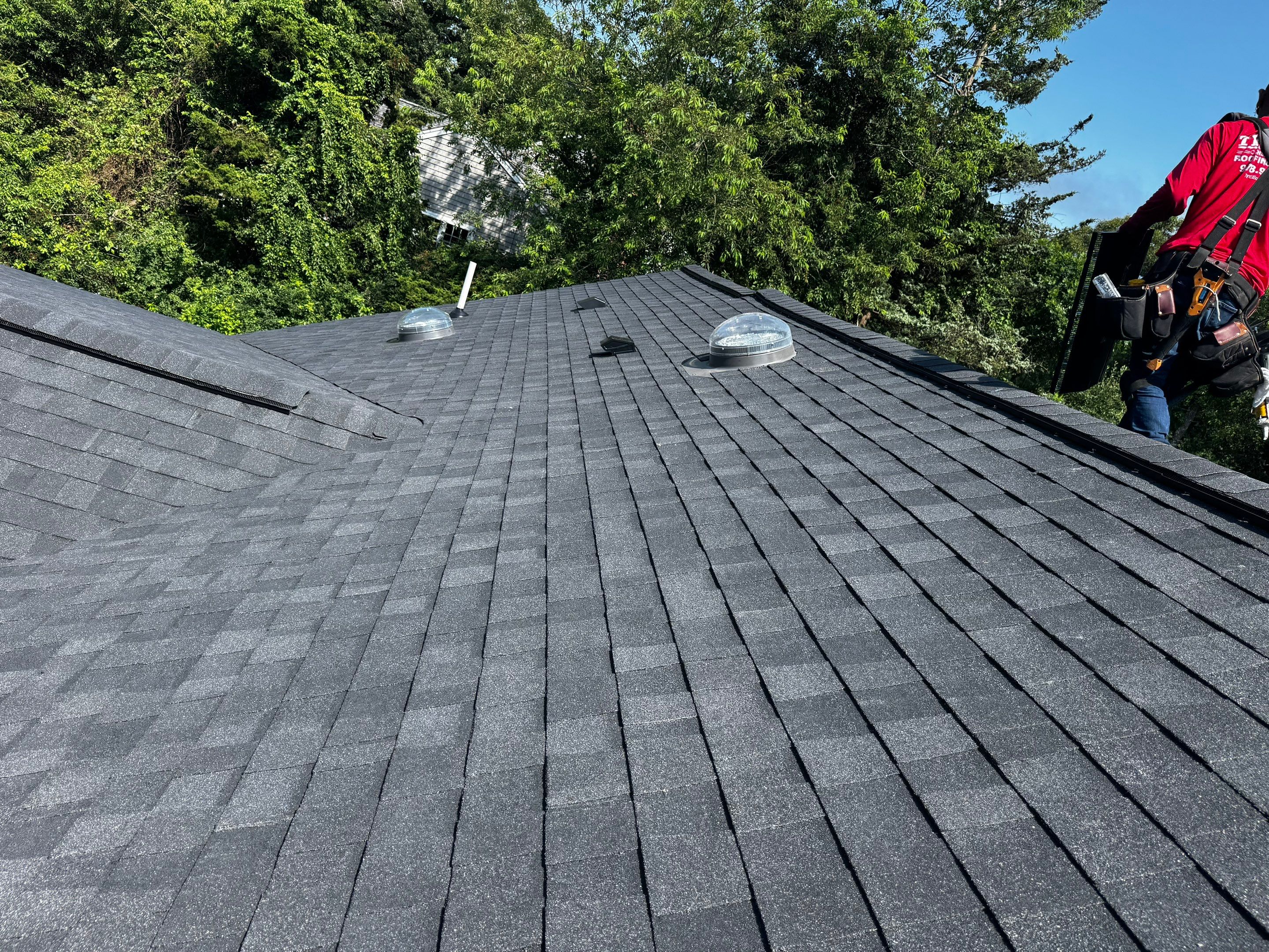 Roofing Replacement Project in Dennis by Tyee Construction Corp