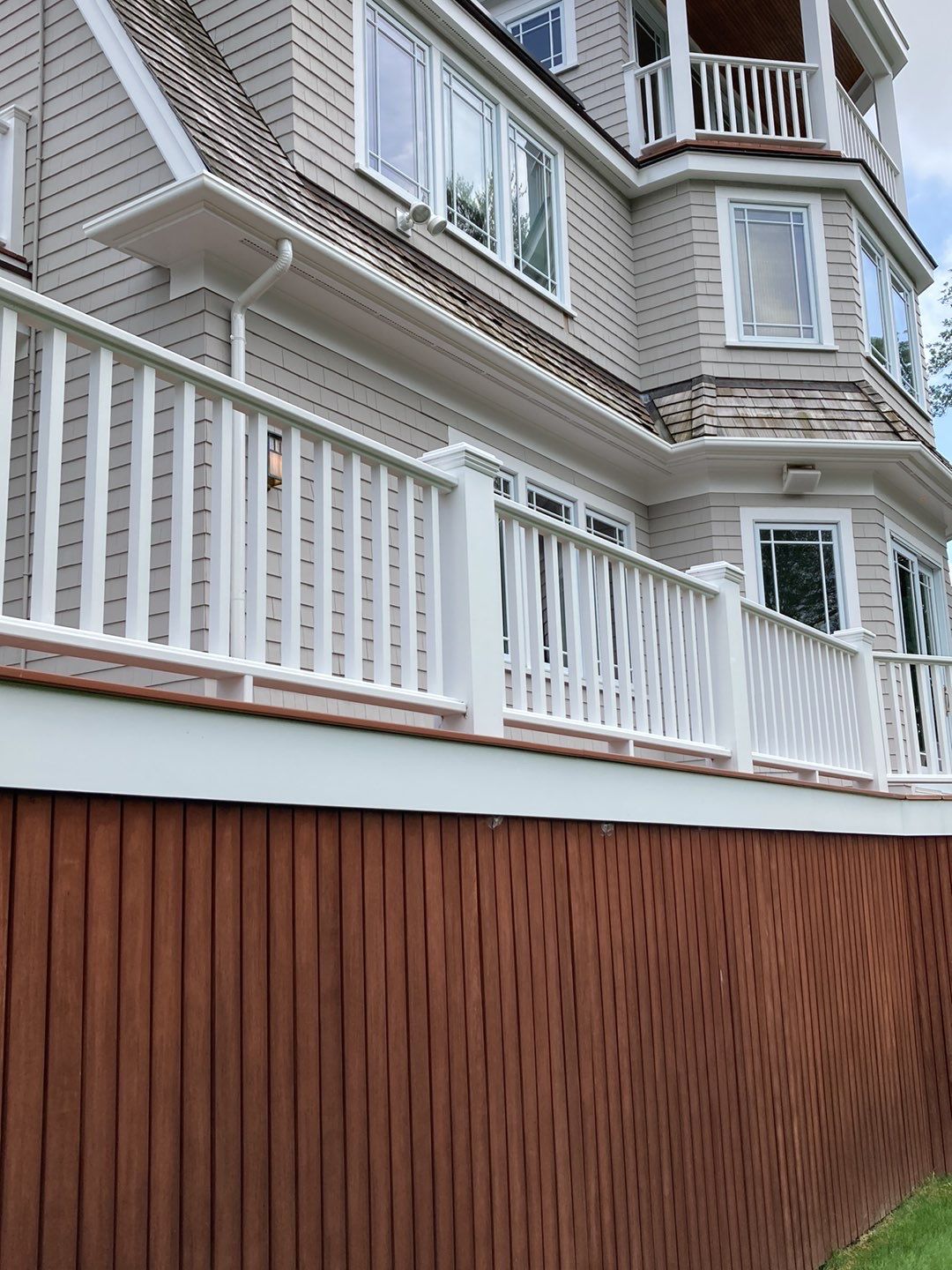 Gutter Installation using 4x6 Fiberglass Gutter with Moulding in Duxbury, MA by Gutter Pro Enterprises
