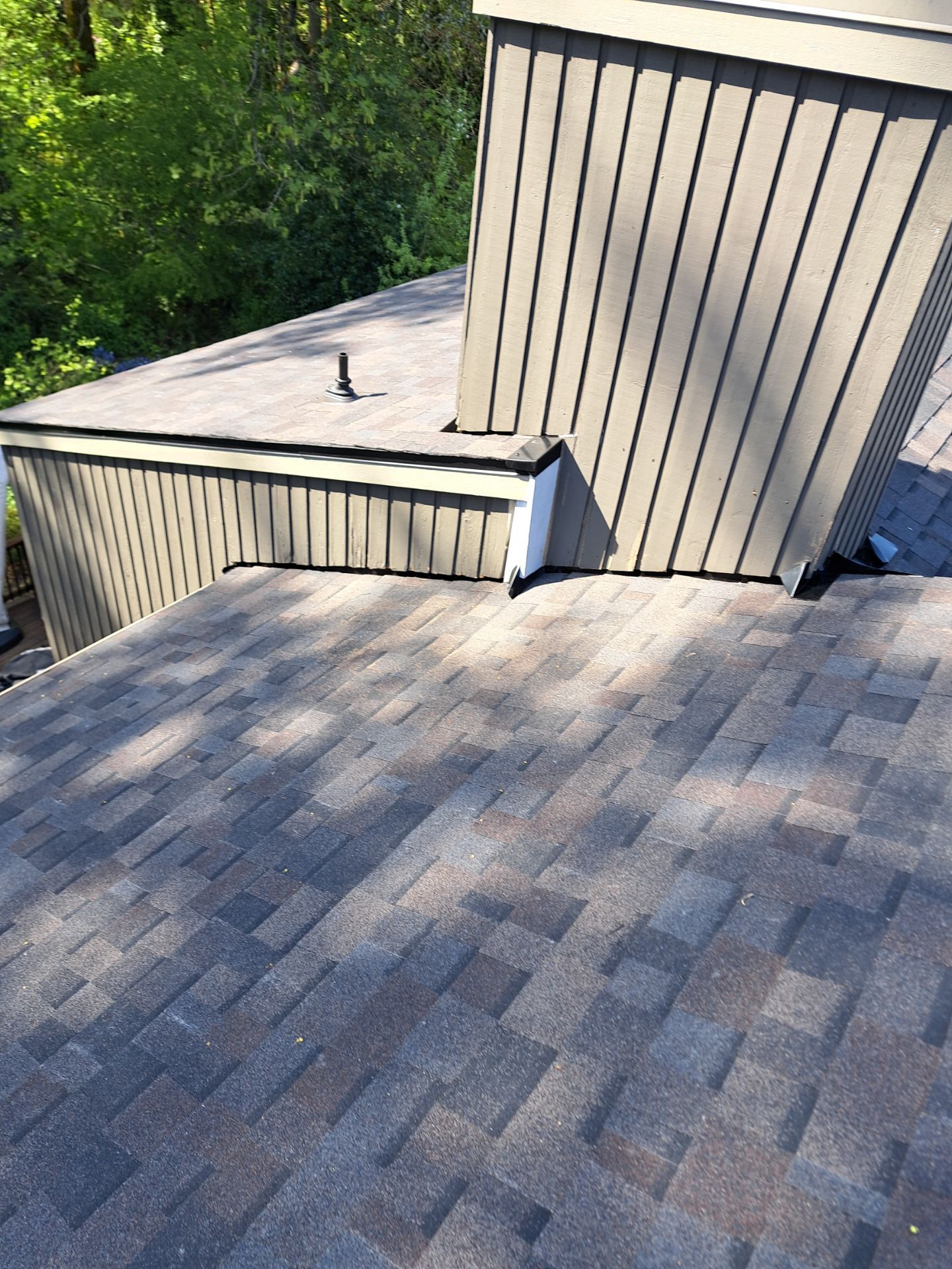 Bad EuroShield Install to Shingles in Issaquah by Roof Smart
