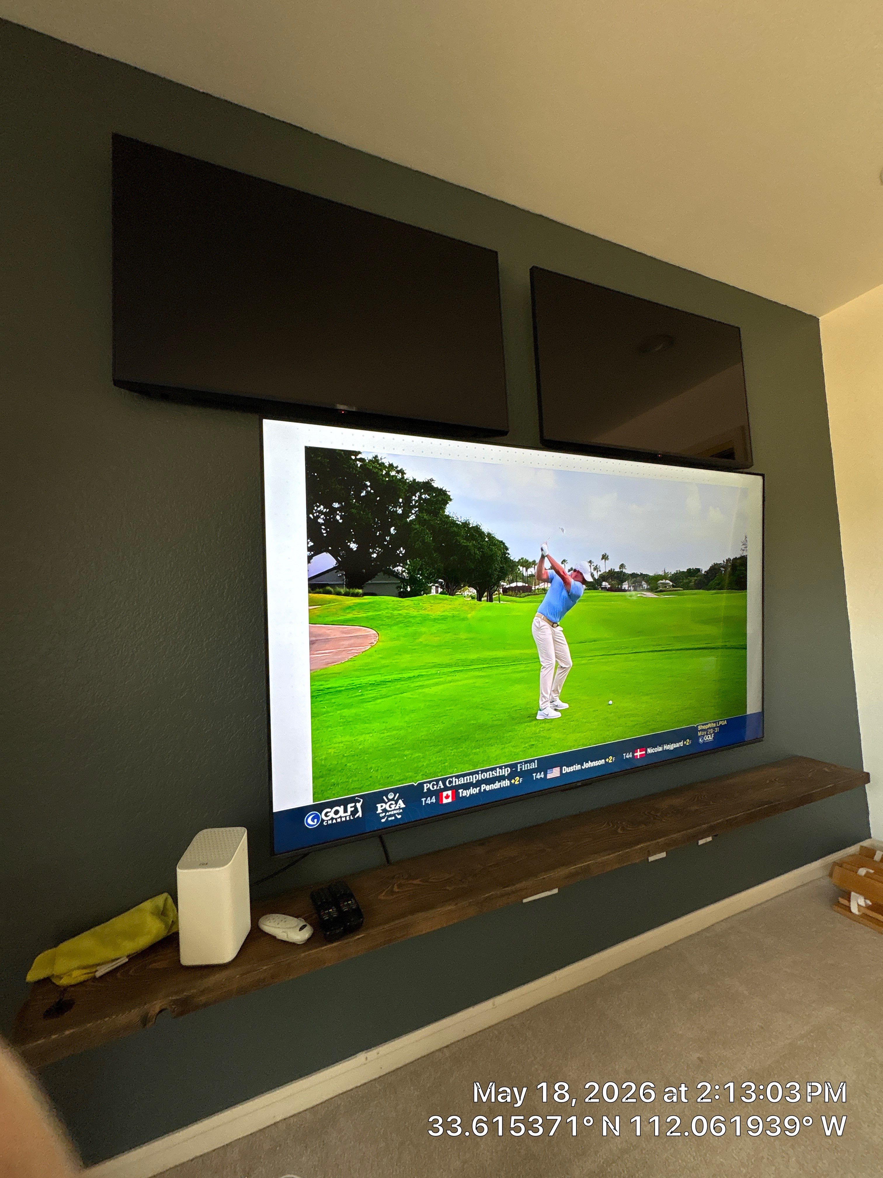 Modern AV Update and Home Office Installation in Phoenix by CompanyCam Sales Demo
