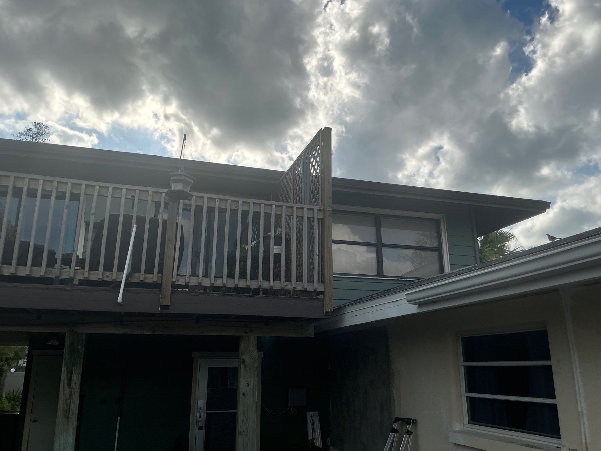 White Soffit and Fascia Installation in Longboat Key FL by Gutter Professors
