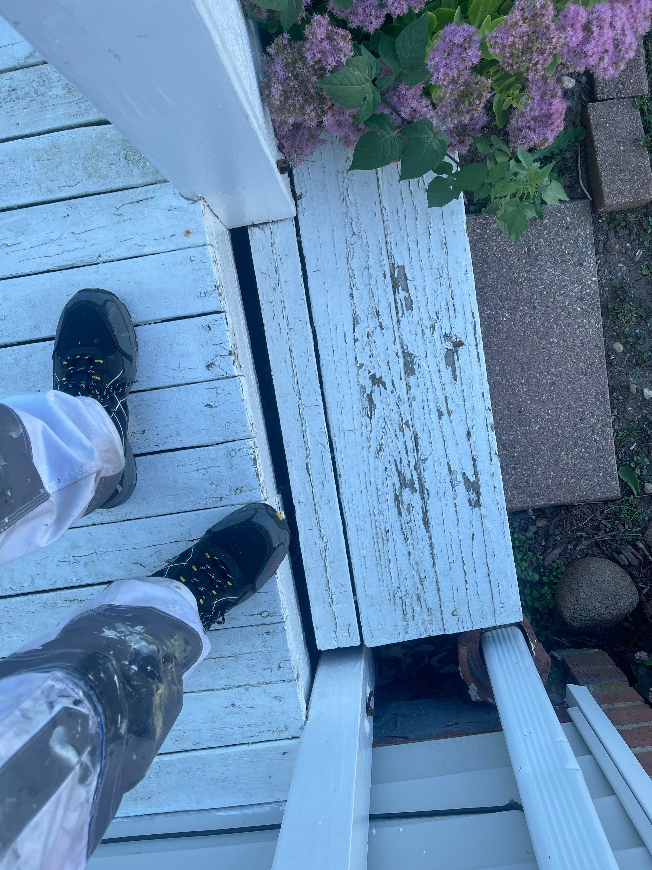 Deck Painting using Sherwin Williams Porch & Floor Enamel by Callaway Contracting LLC