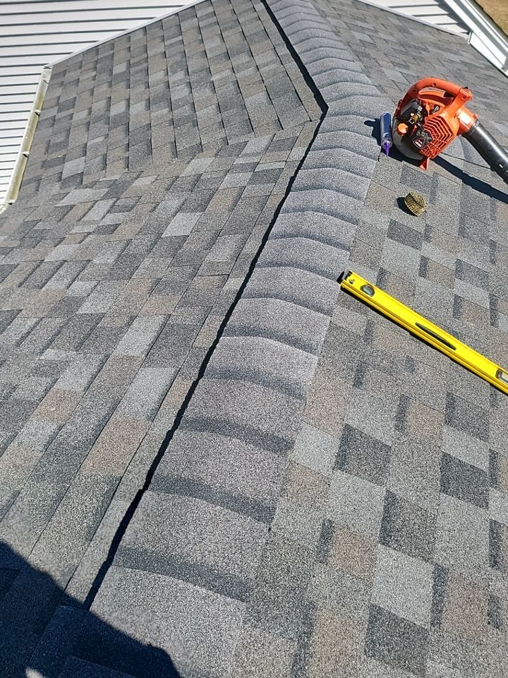Residential Roofing Installation using Owens Corning TruDefinition Williamsburg slate by A Plus Exterior