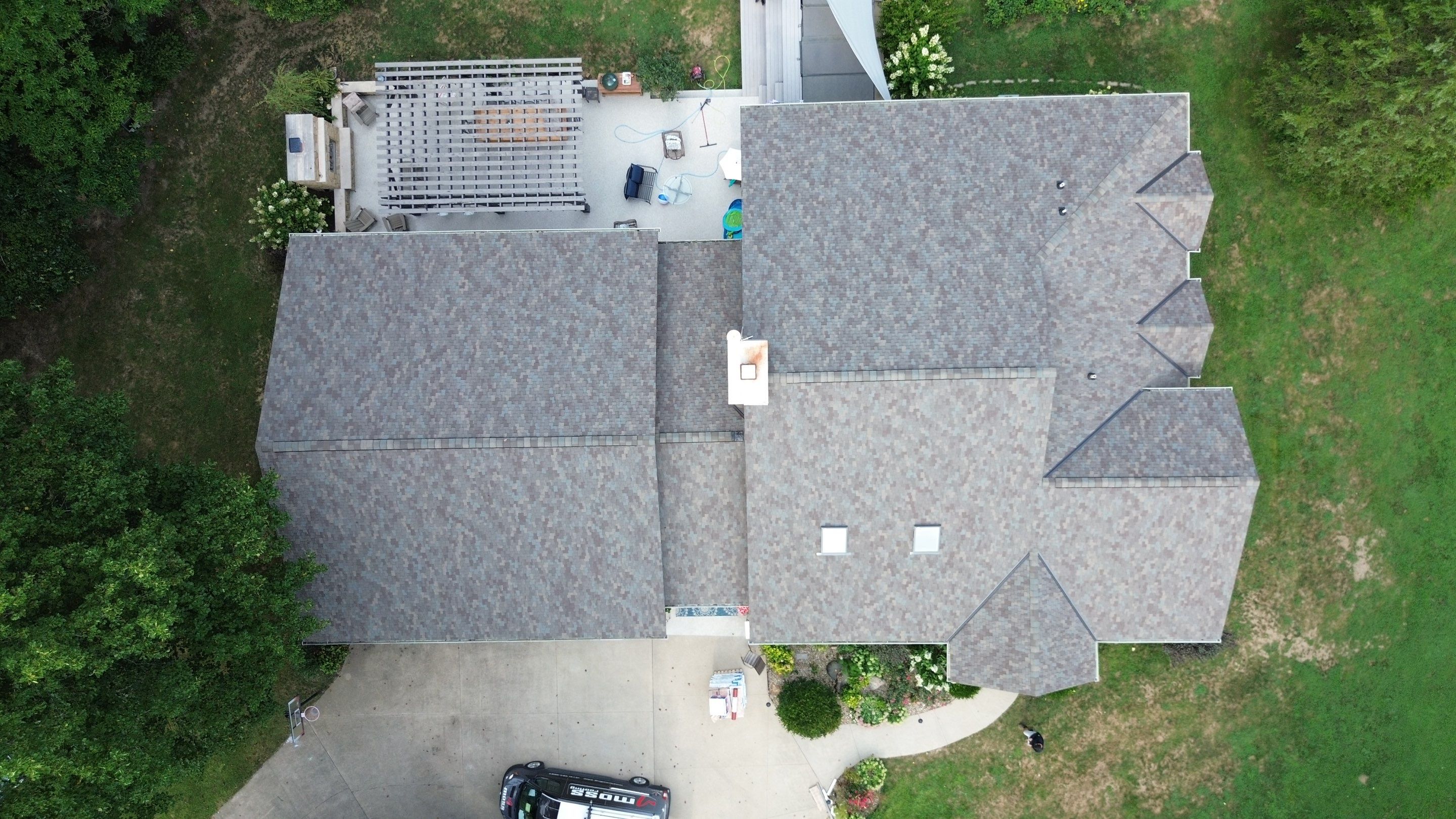 Project in Columbus  by Moss Roofing