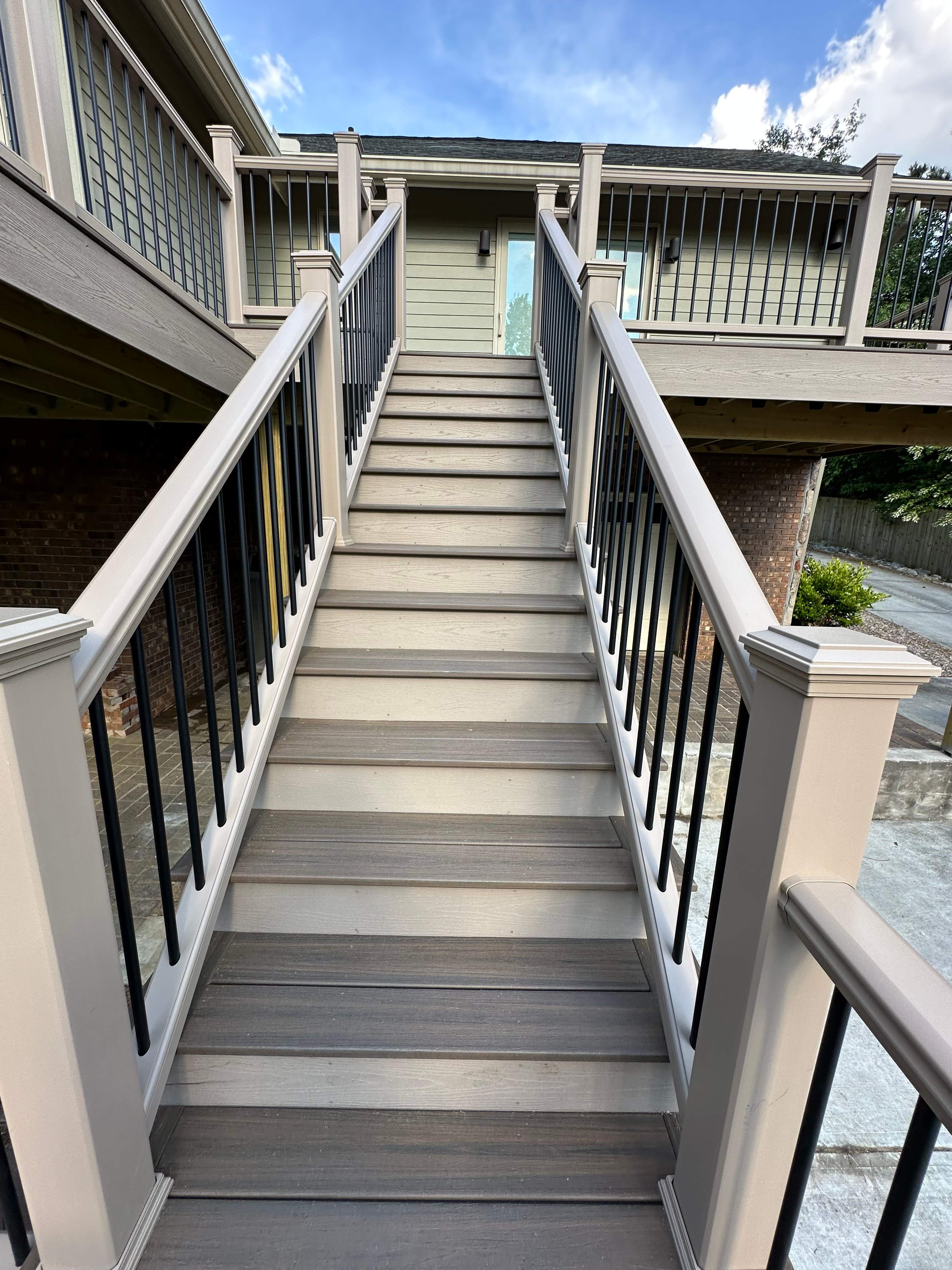 Dewey Deck Rebuild with Awning in Buford by Craftsman Deck Builders