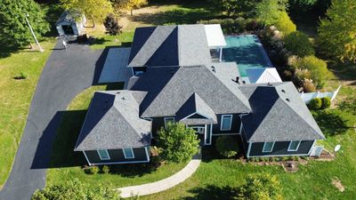Residential Roofing Installation using Duration Series Shingles - Williamsburg Gray