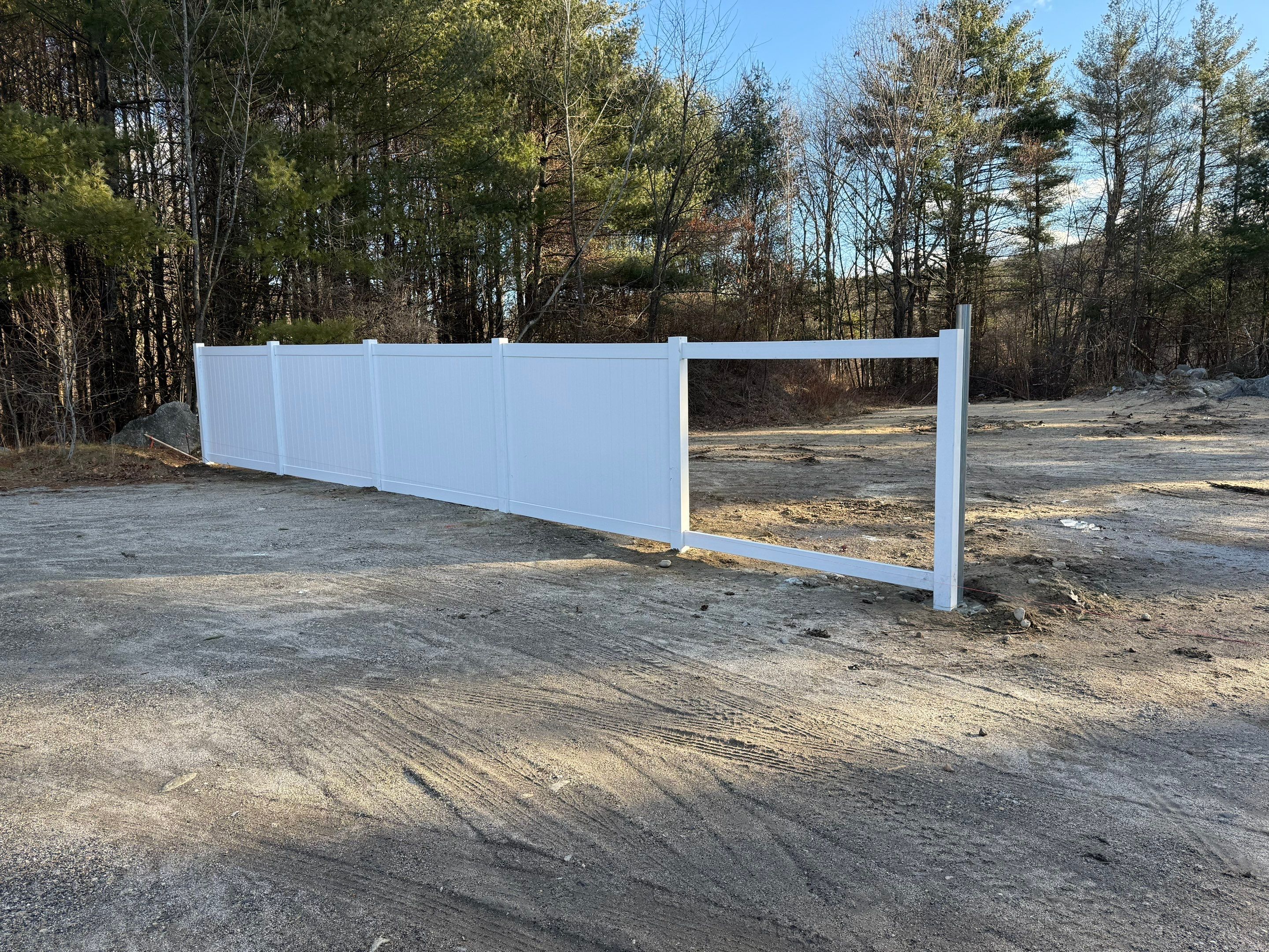 Project in Milford by Crowe Fence & Deck Supply