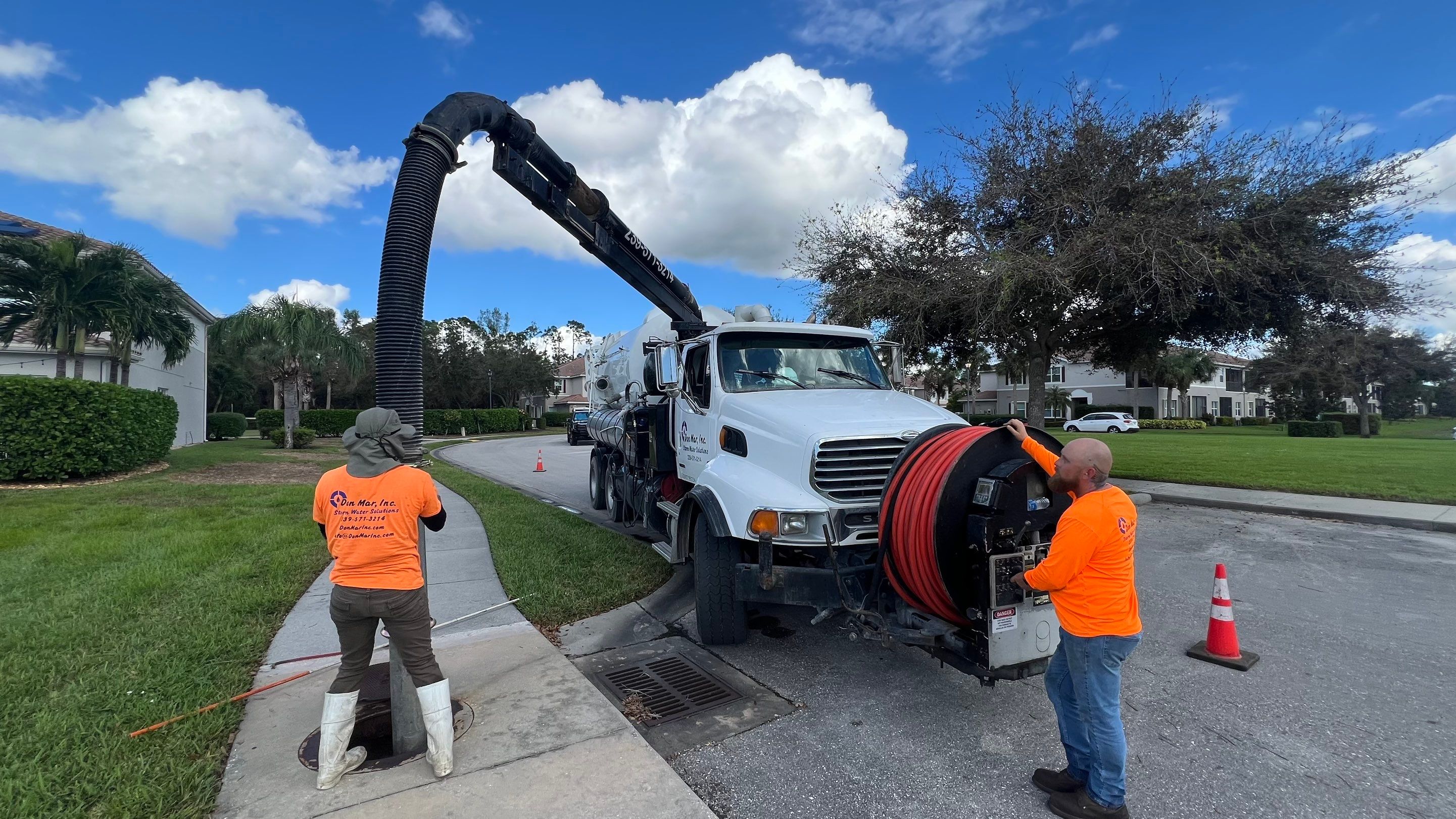 Community Stormwater System Catch Basin Cleaning by Don Mar, Inc. Storm Water Solutions