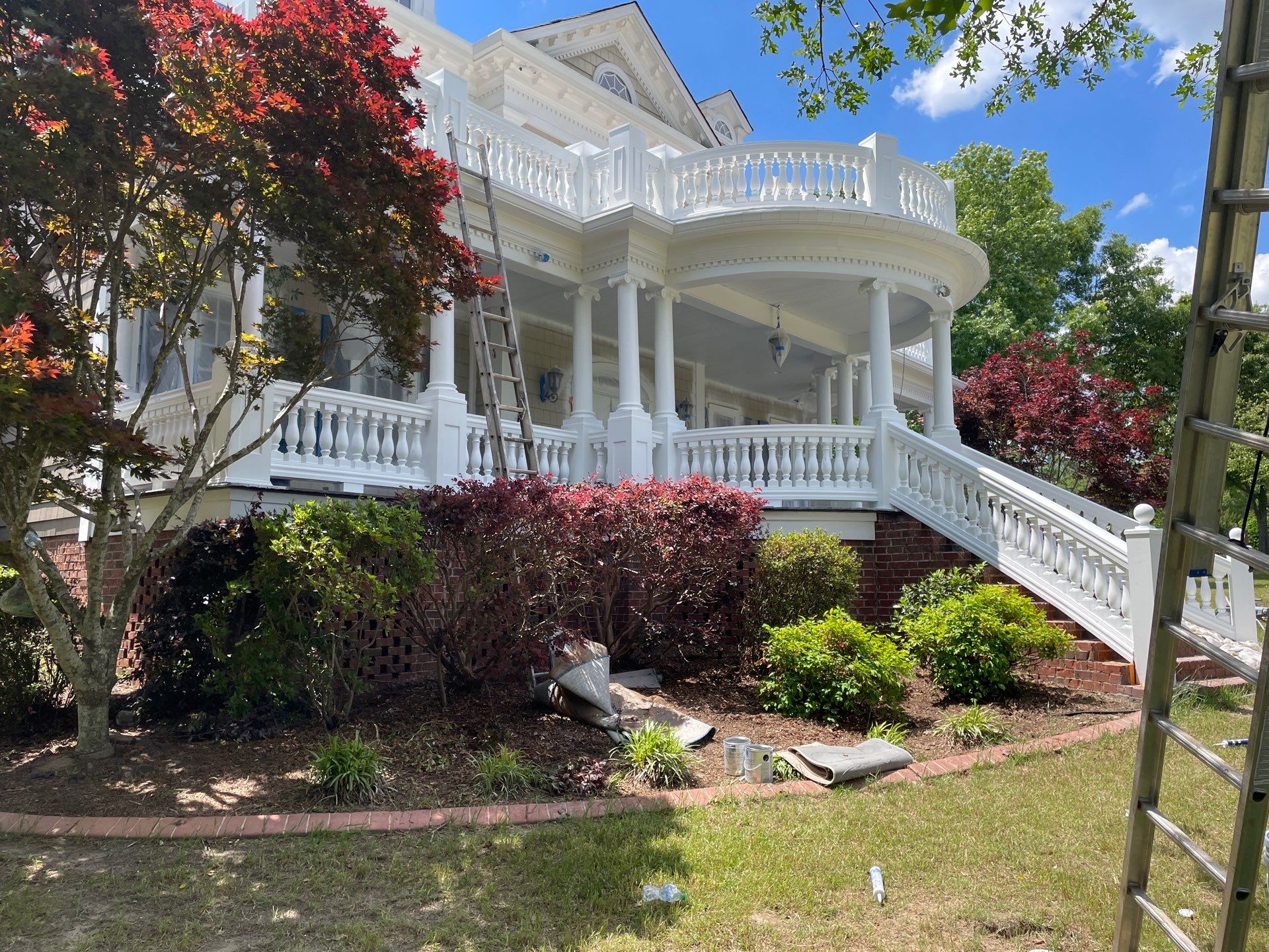 Full Exterior Painting and Color Restoration in Warrenville by Fresh Coat Painters of Augusta