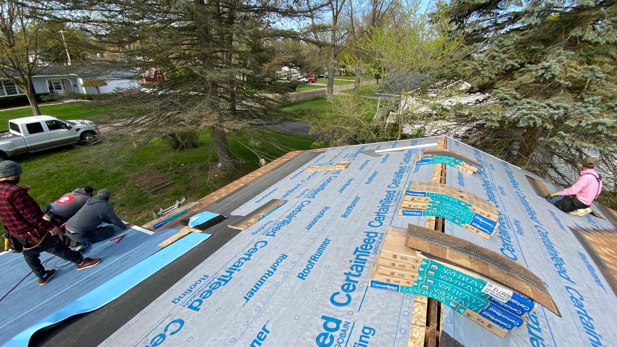 Roof Replacement using CertainTeed Landmark by 180 Contractors