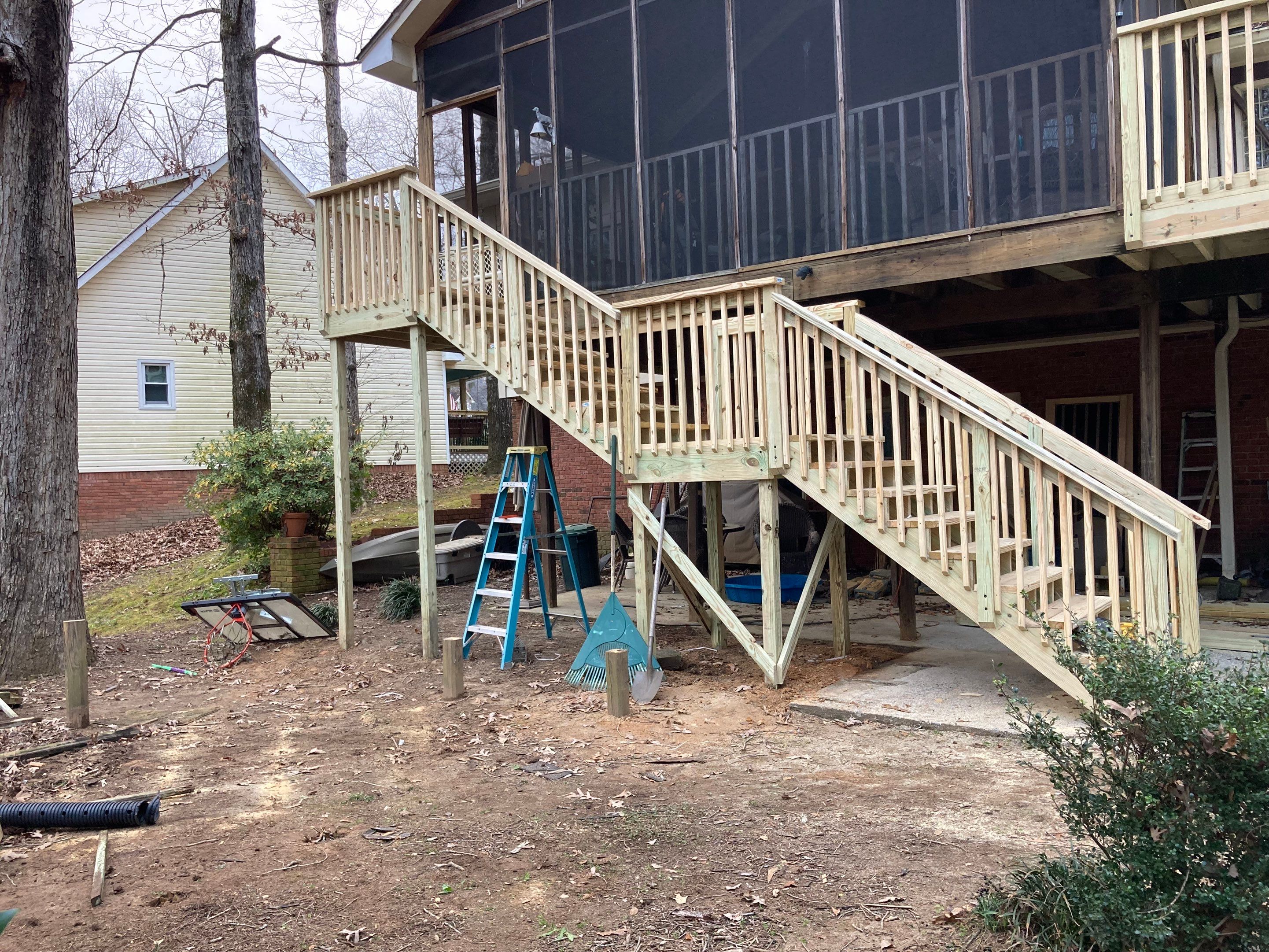 Russet Woods Deck by Pillar and Pine