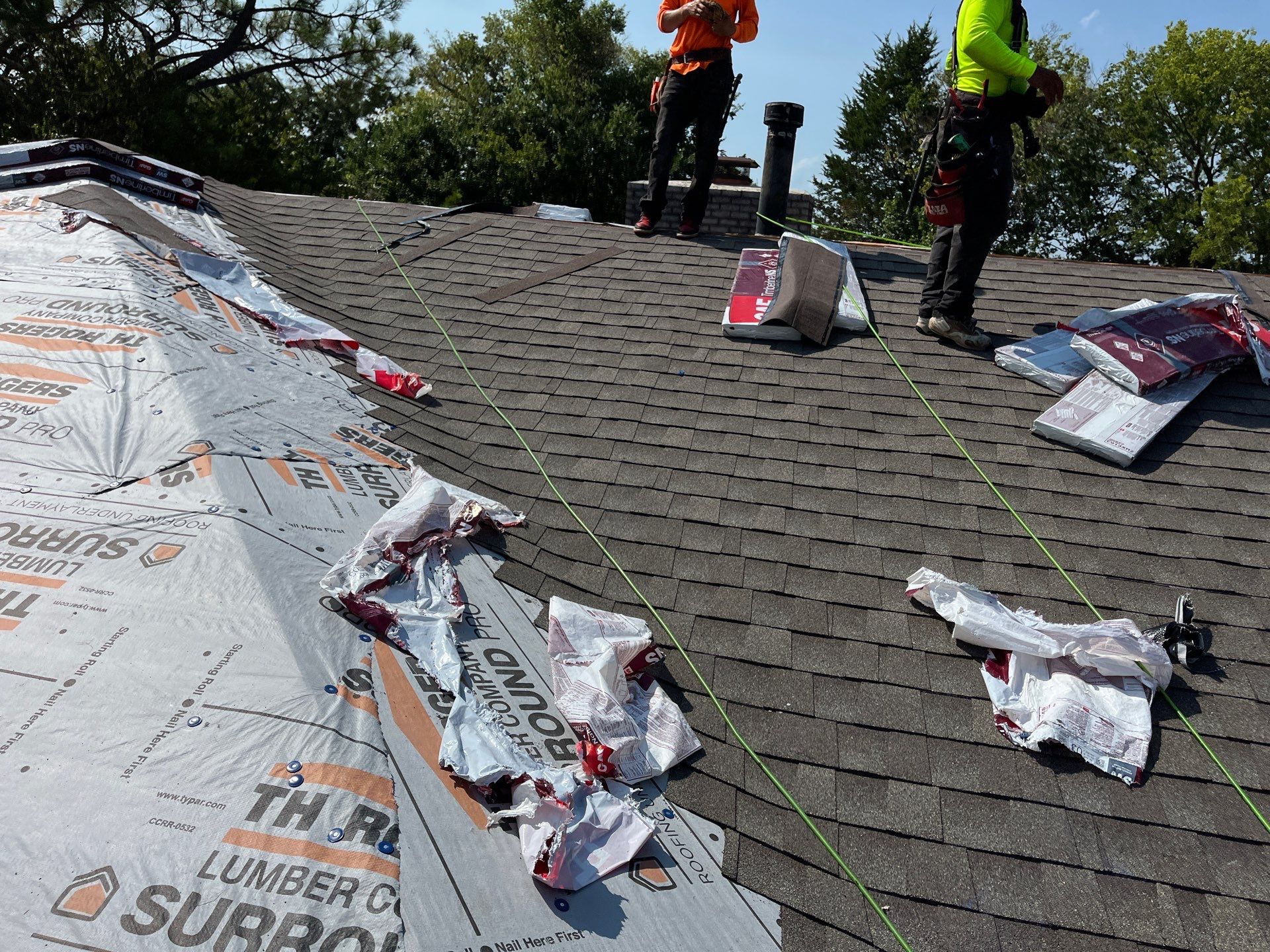 GAF Timberline Architectural Shingle Roof Replacement in Wynnewood by BANA Roofing and Solar Supply