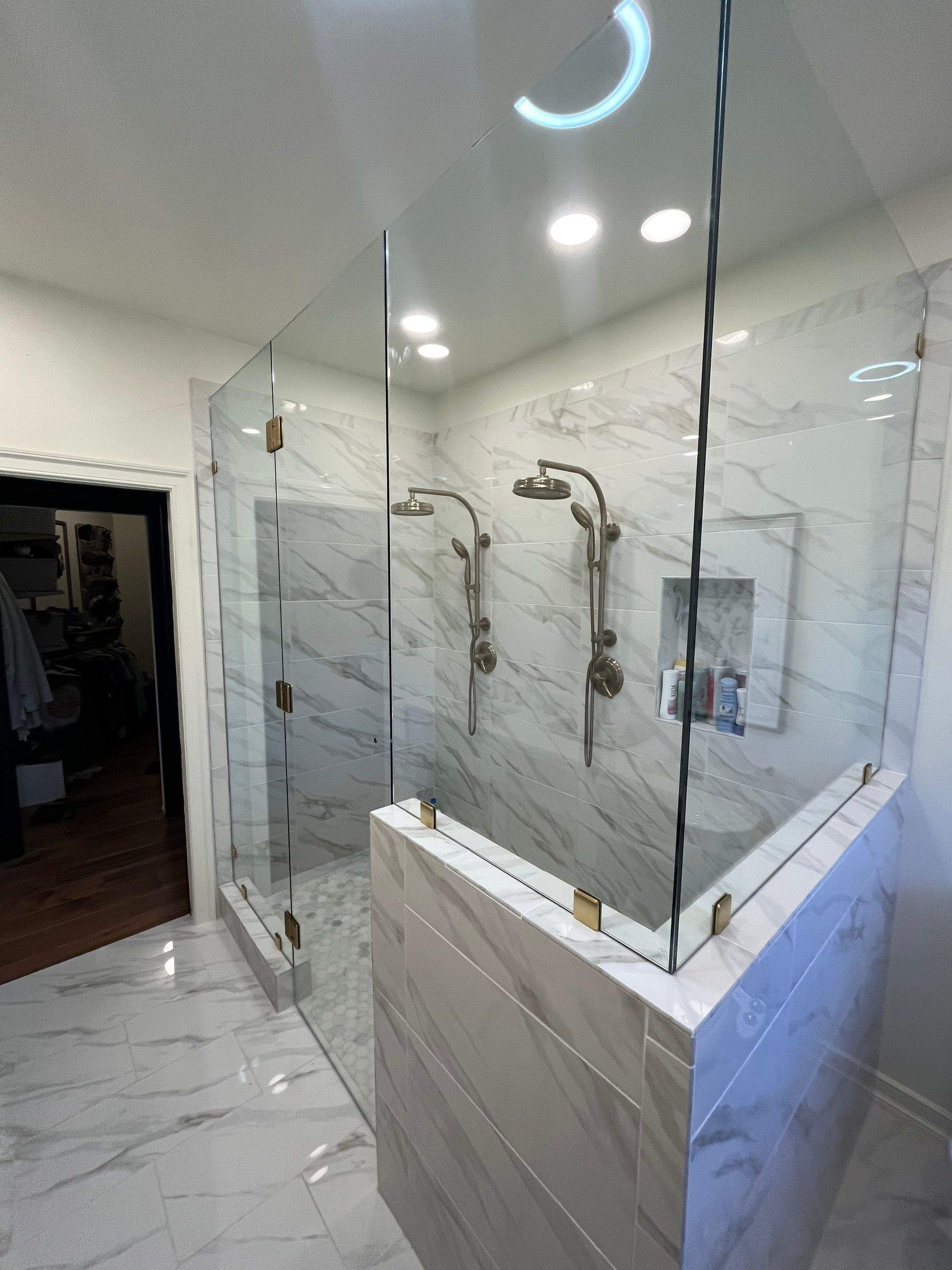 Shower Pictures by Custom Glass Service