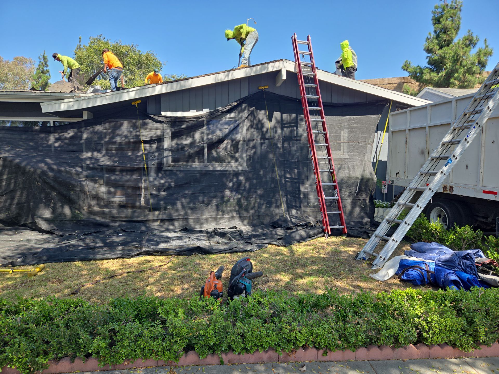 Insurance covered replacement! by West Coast Roofing Los Angeles