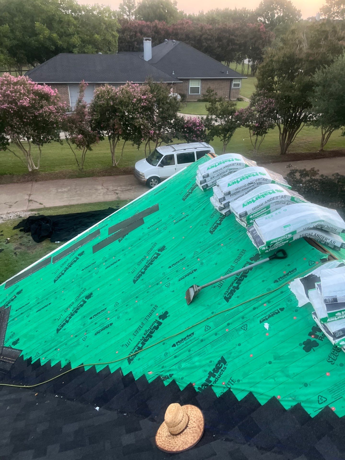 Reroof + Gutters by Berry Good Roofing 