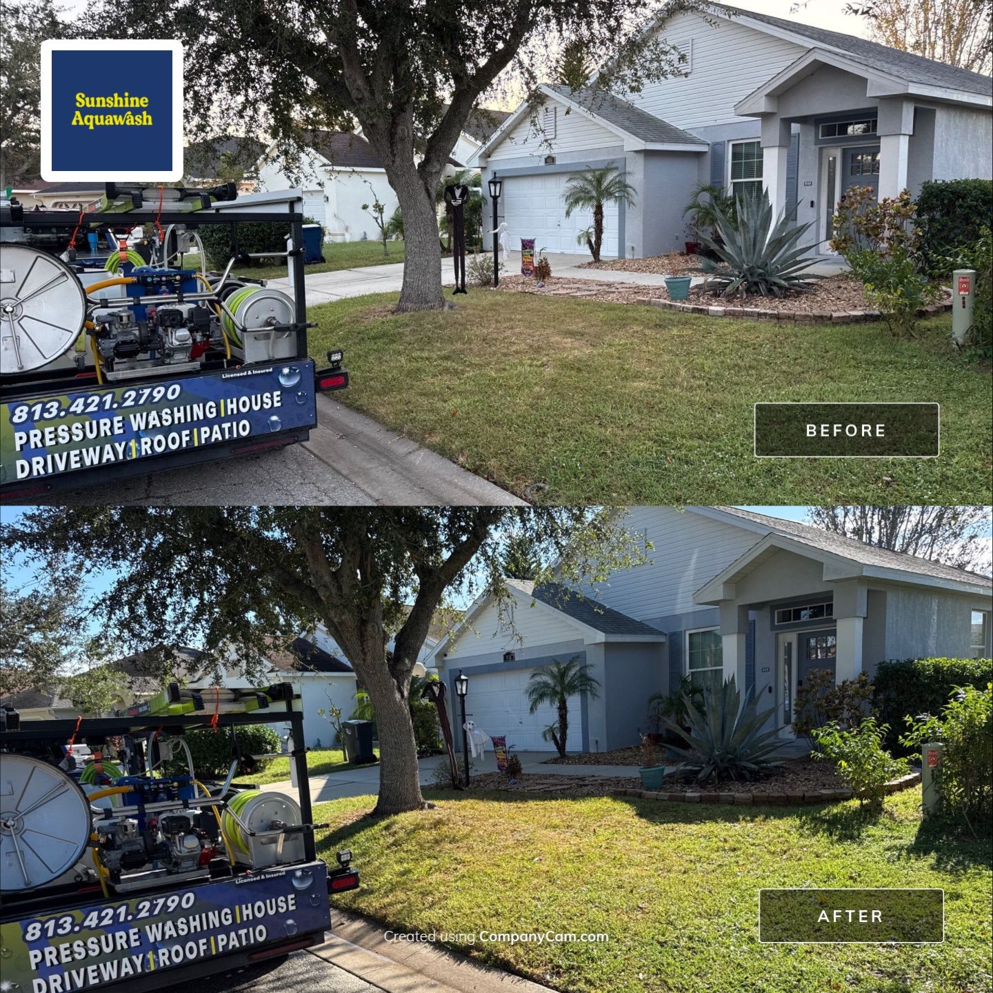 Pressure Washing Greenfield Plantation in Bradenton FL Sunshine AquaWash by Sunshine AquaWash
