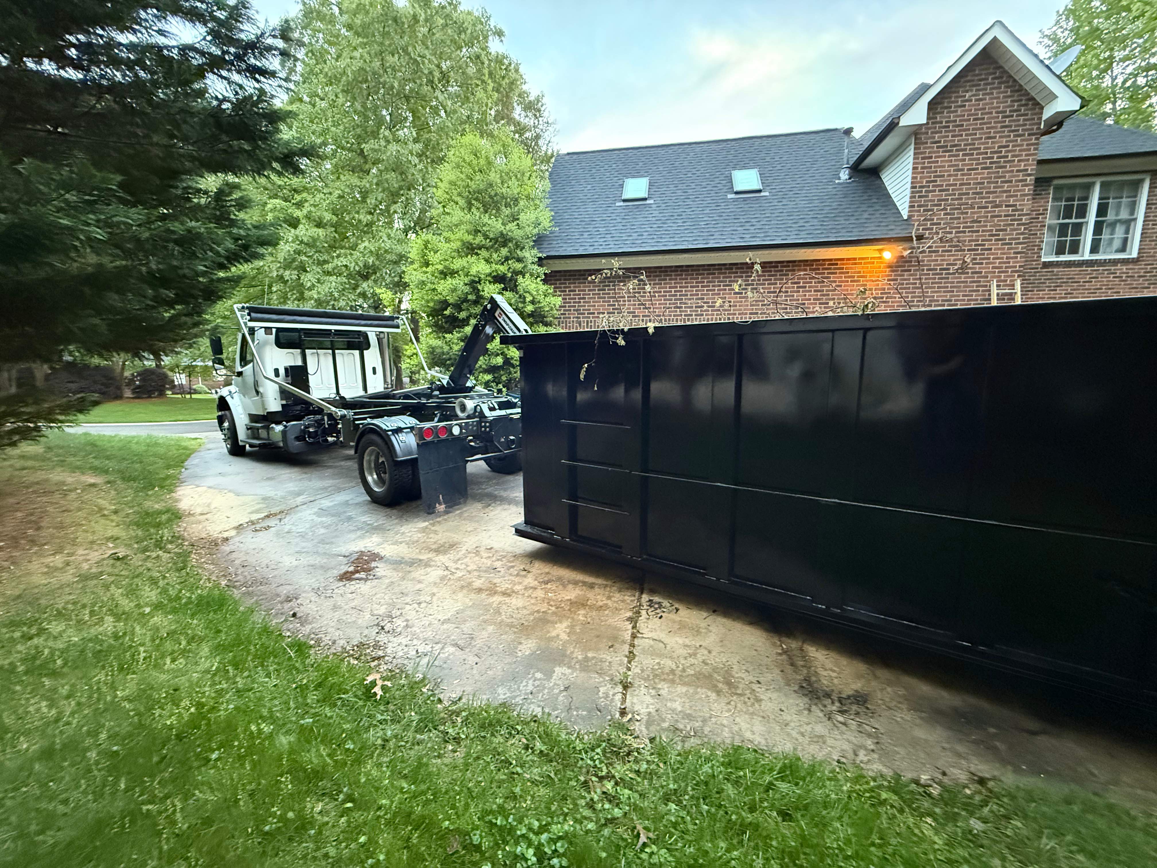 Project in Matthews by Badger Hauling