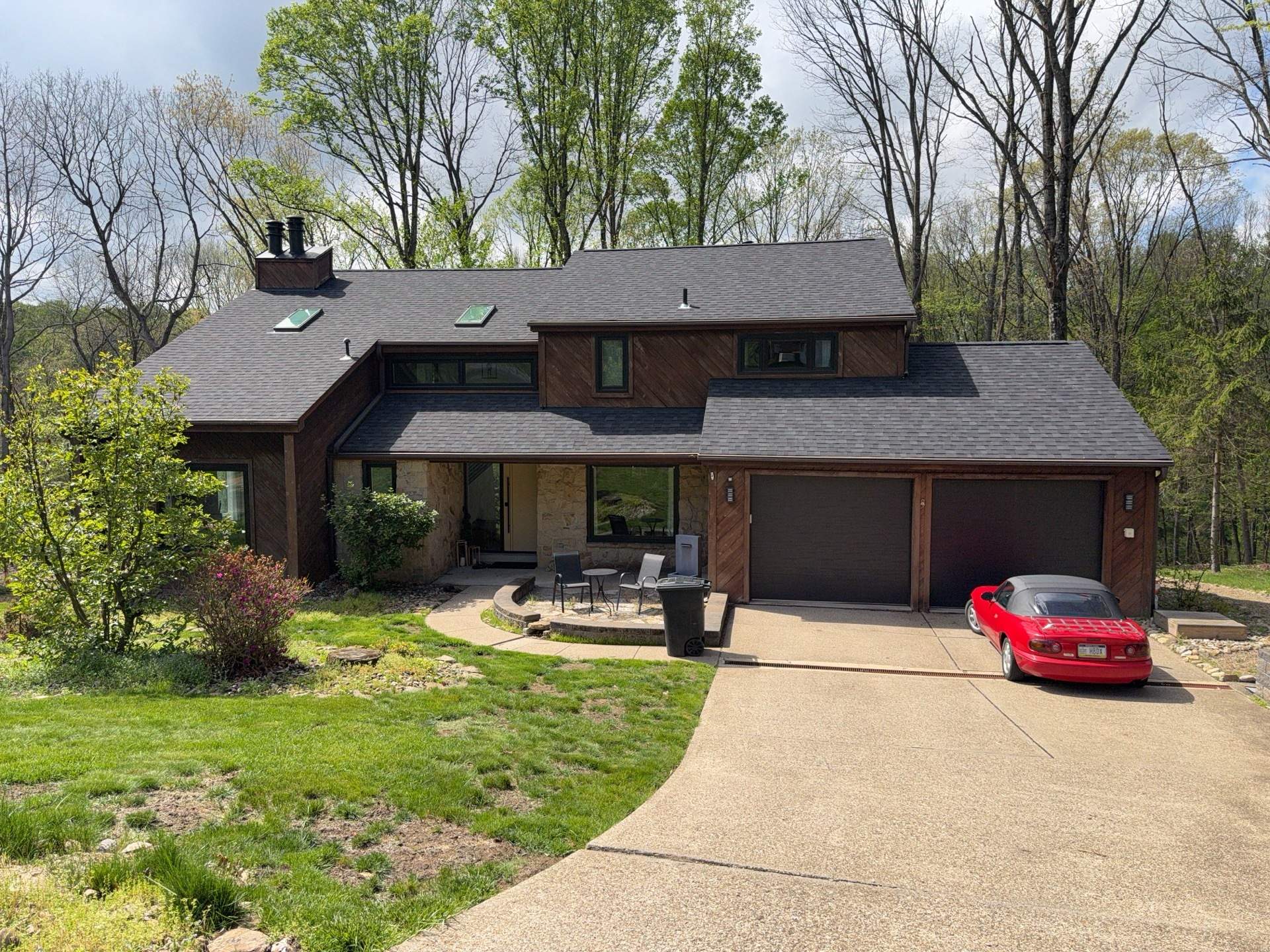 James Hardie Board and Batten Midnight Black Renovation in Wexford by Ideal Siding Pittsburgh