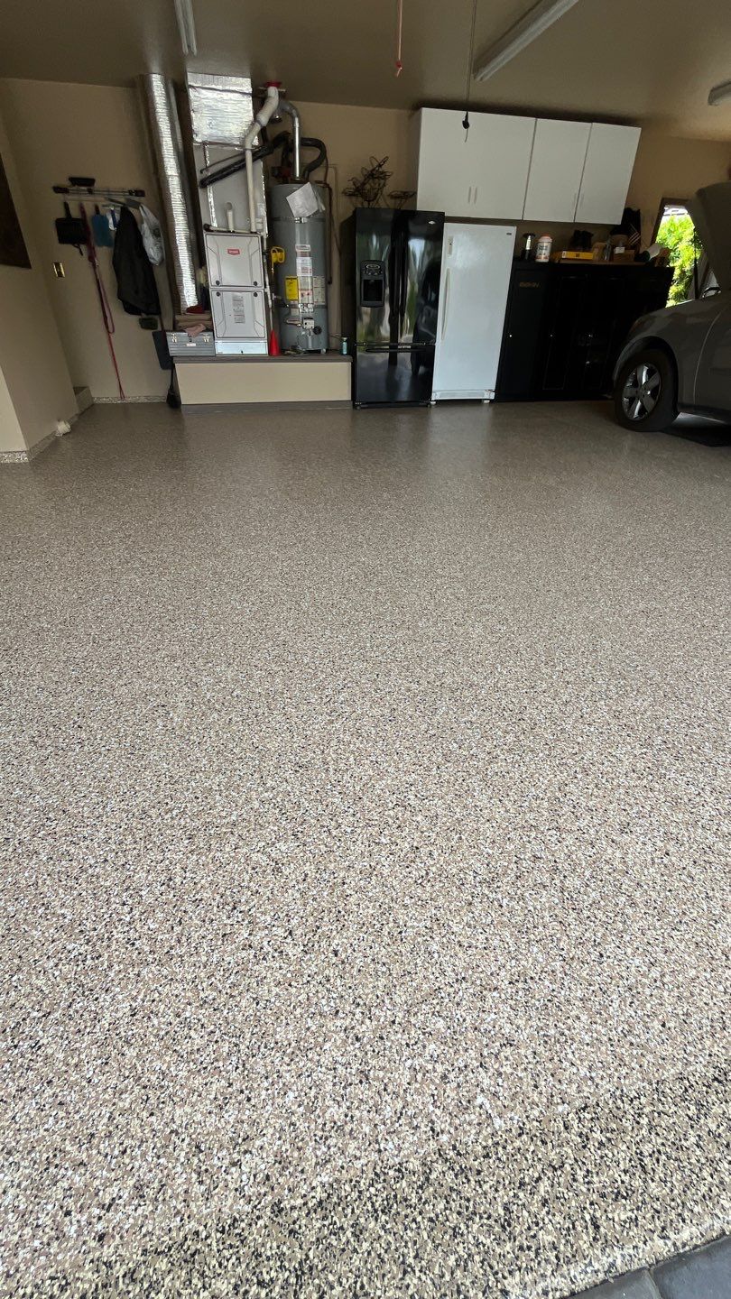 Garage Concrete Coating in Ripon California by Lancaster Painting