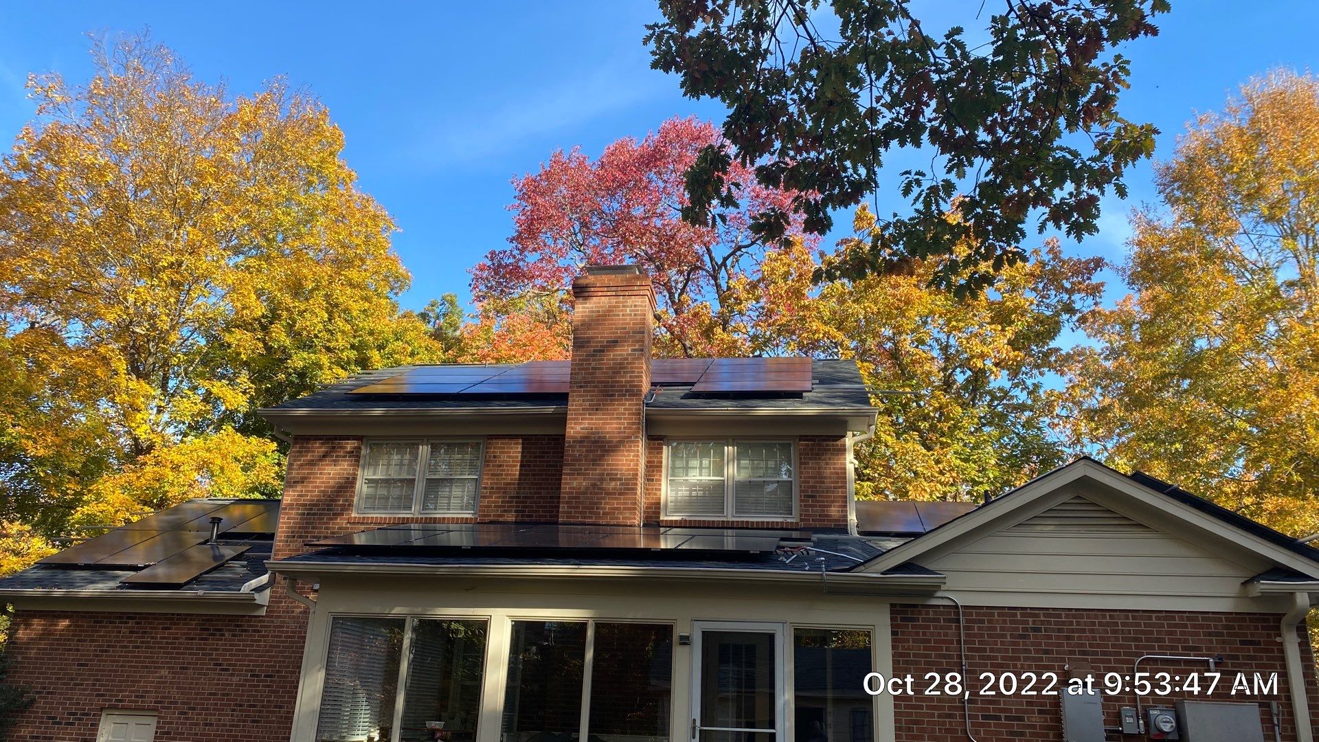 New Roof with Solar Panels by Just In Time Roofing and Restoration