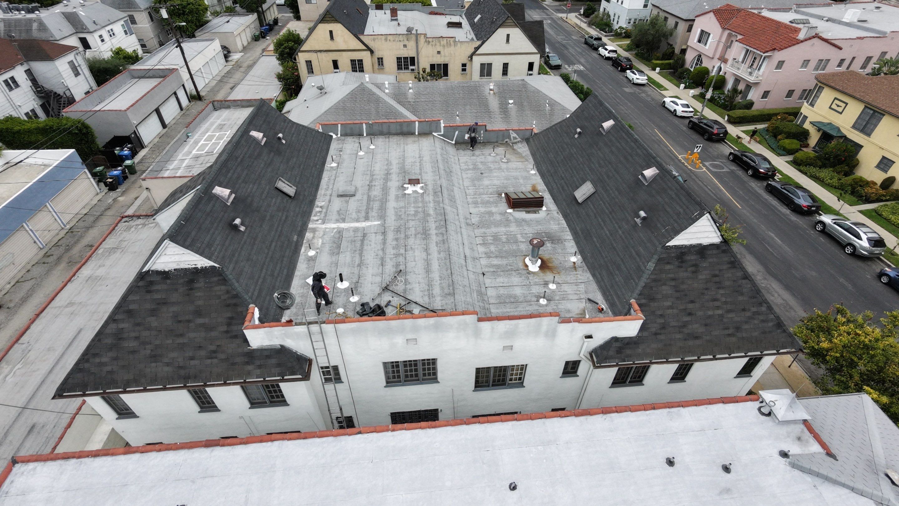 Apartment Building in West Hollywood, CA by Hull Brothers Roofing
